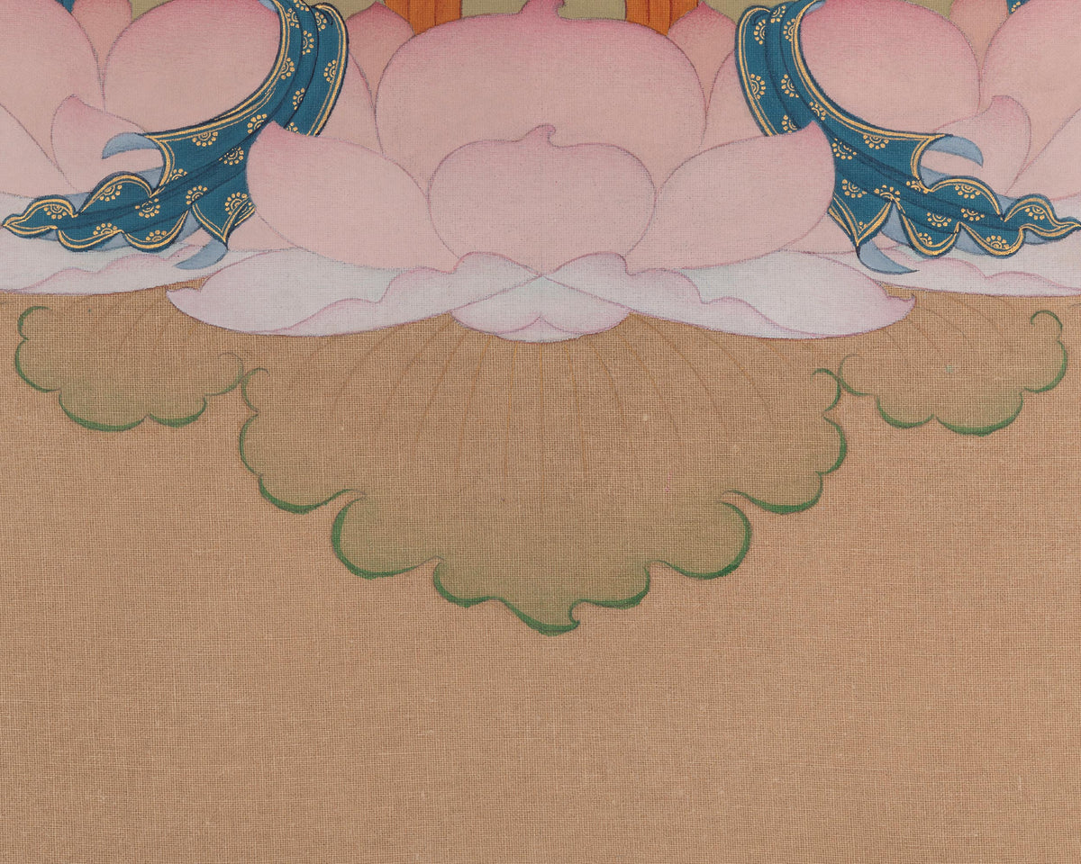 White Tara Himalayan Sacred Artwork | Seven Eyes and Healing Deity