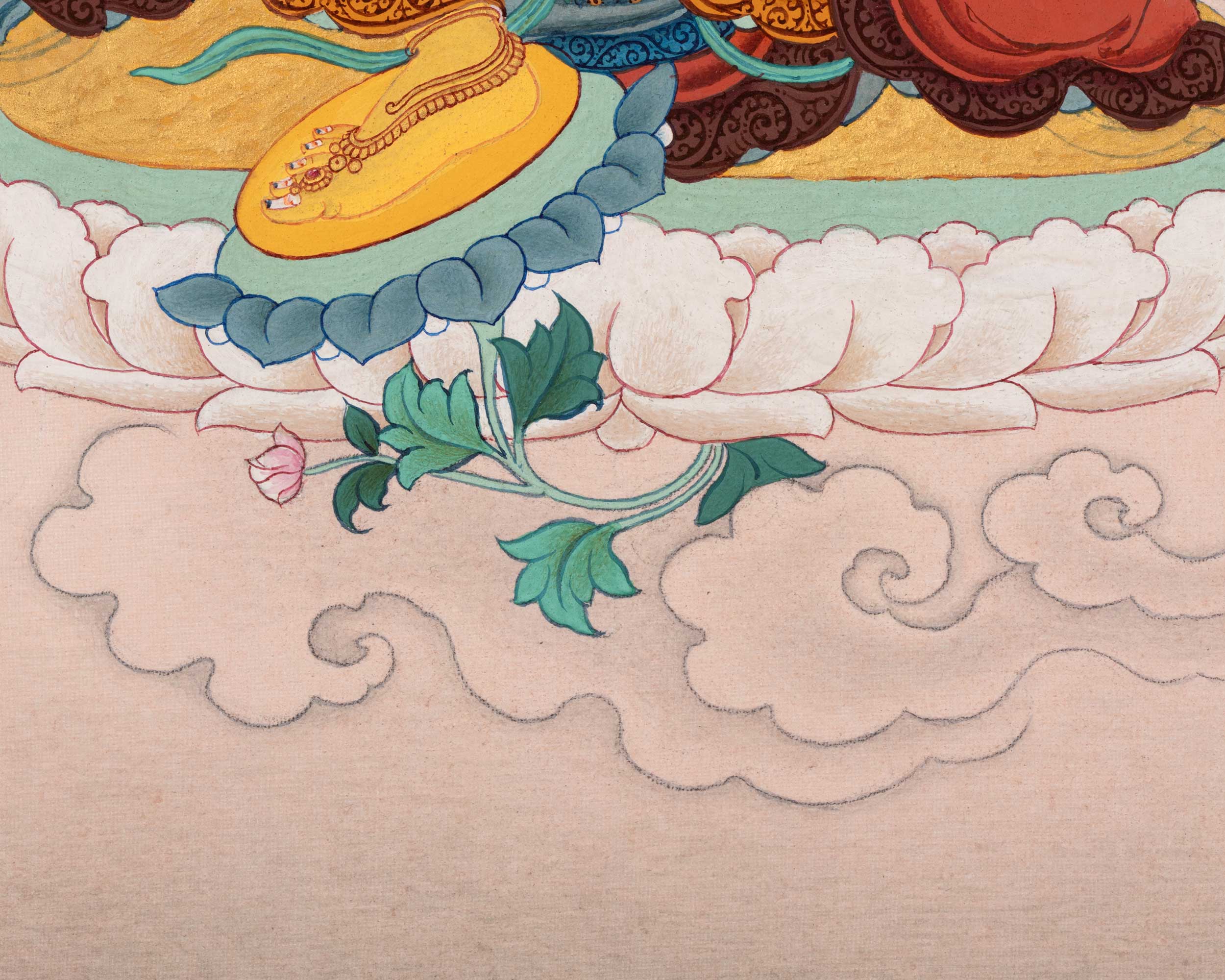 Sukha Sadhana Tara | 21 Tara of Surya Gupta Thangka