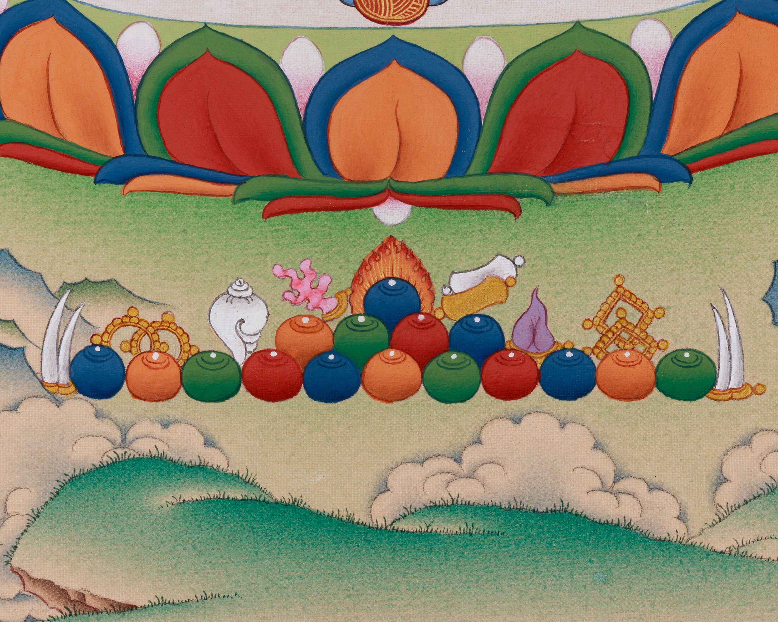 Spiritual Art of Manjushri Bodhisattva | Symbol of Wisdom and Knowledge