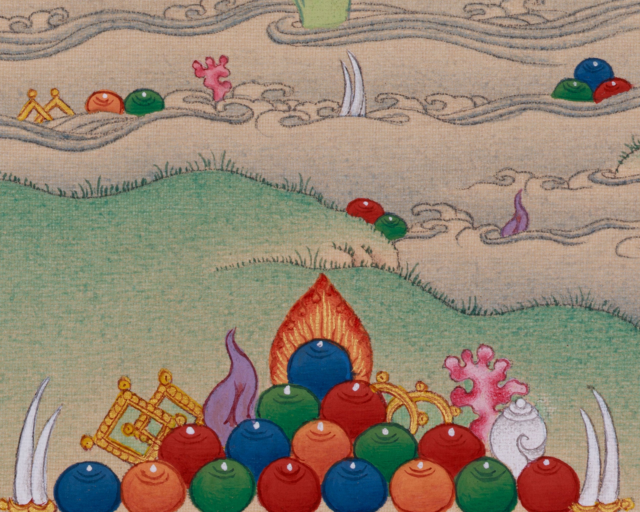 Master of Tantras Guru Rinpoche Thangka | The Second Buddha