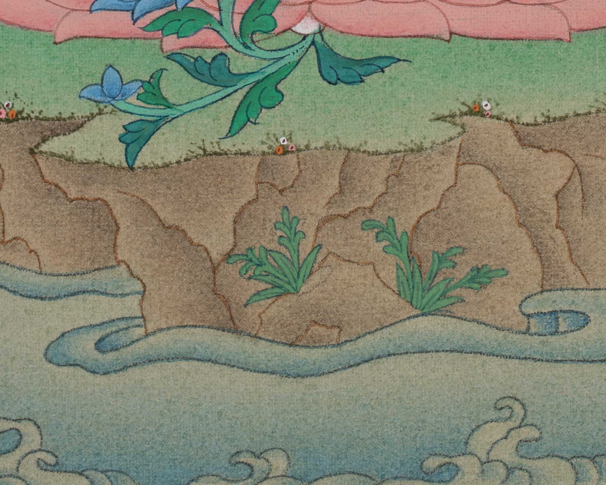 Red Tara Himalayan Art | Drolma Marpo | Symbolize The Fire of Transformation