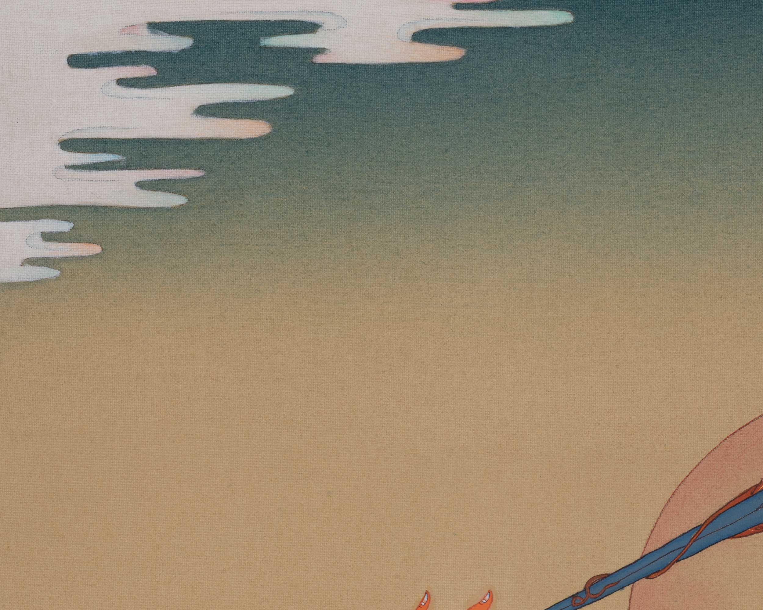 Manjushri Sacred Thangka | Sword of Wisdom Artwork | Jampalyang Art