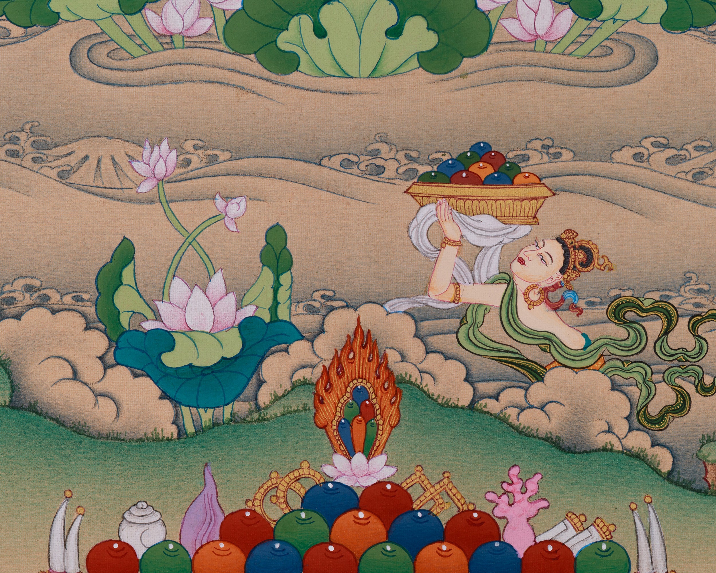 The Compassionate Bodhisattva, Chenrezig | Tibetan Art of Mercy and Love