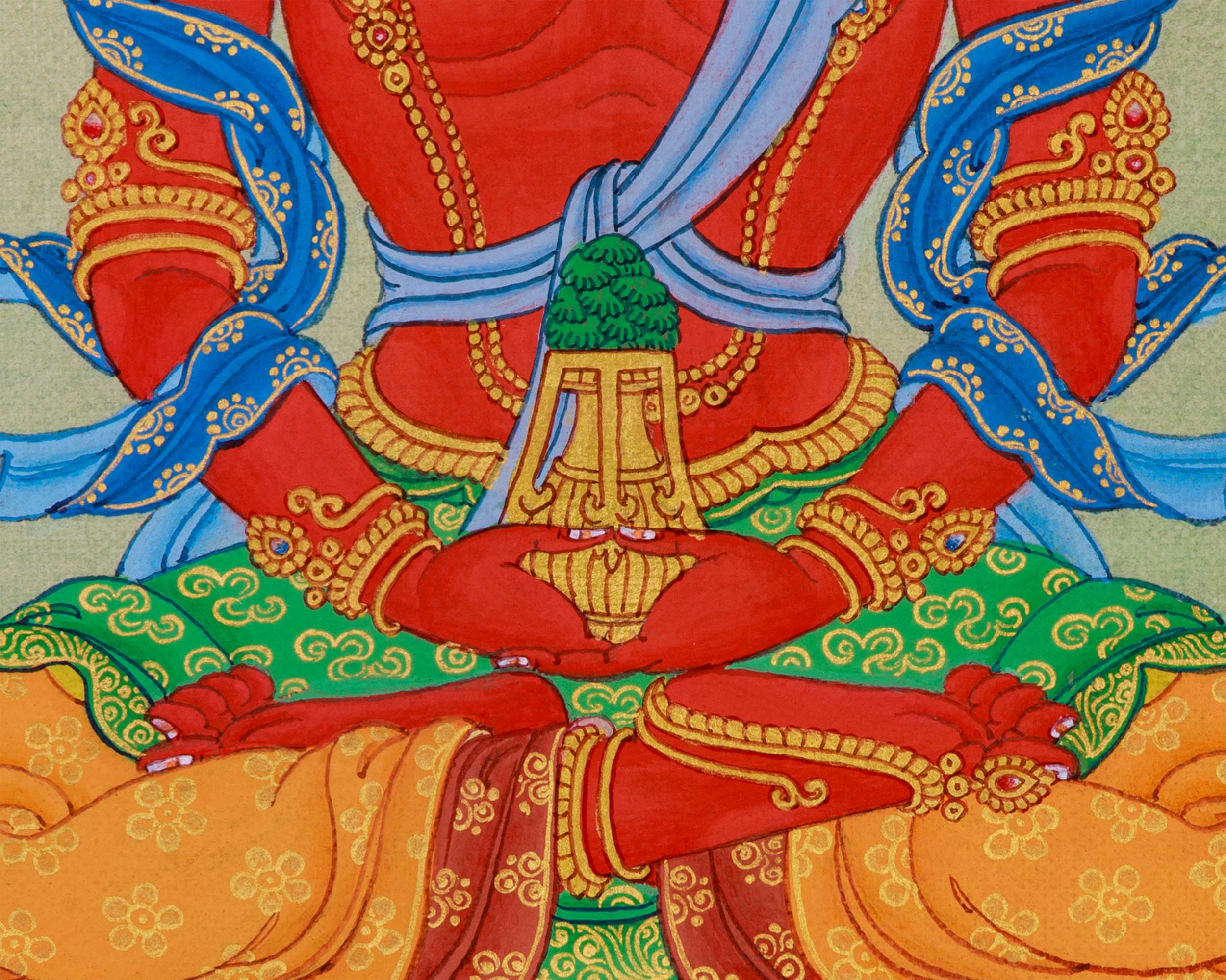 Exceptionally Serene Amitayus Thangka