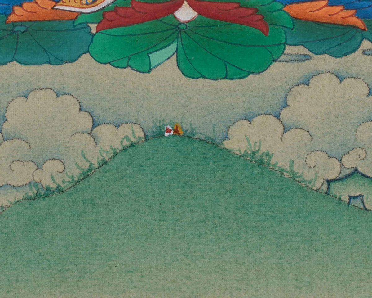 Padmasambhava Second Buddha Art | Guru Rinpoche Thangka | Lotus-Born Master