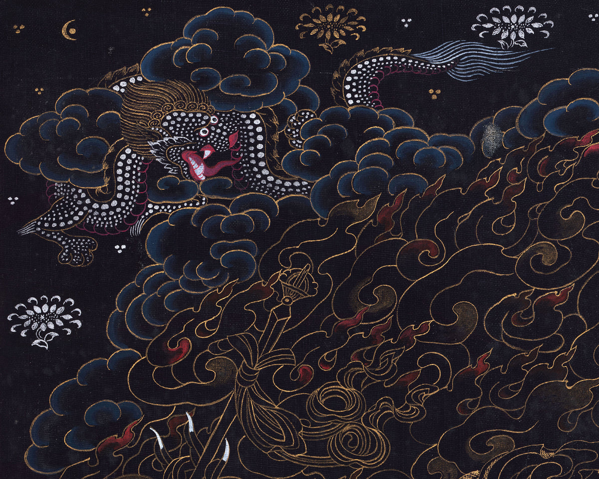 Palden Lhamo Thangka | Traditional Tibetan Art | Wall Decors