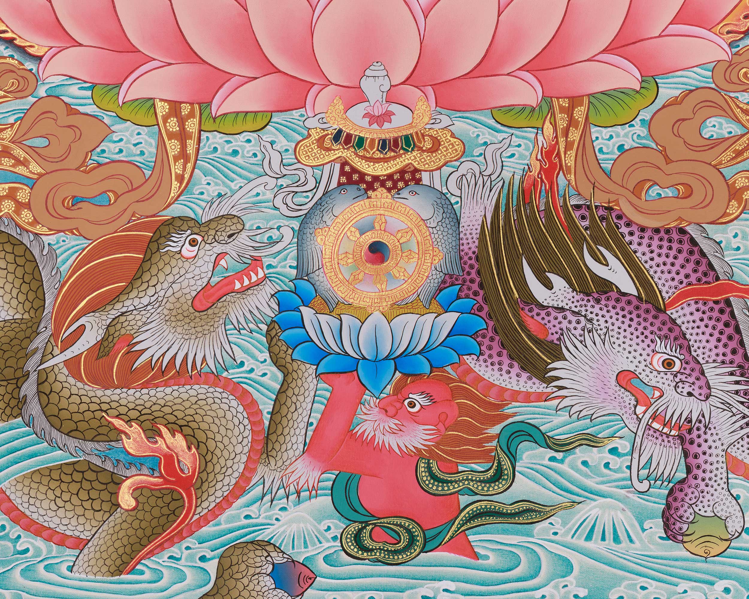 Tibetan Cundi Thangka | Manifestation of Spiritual Power