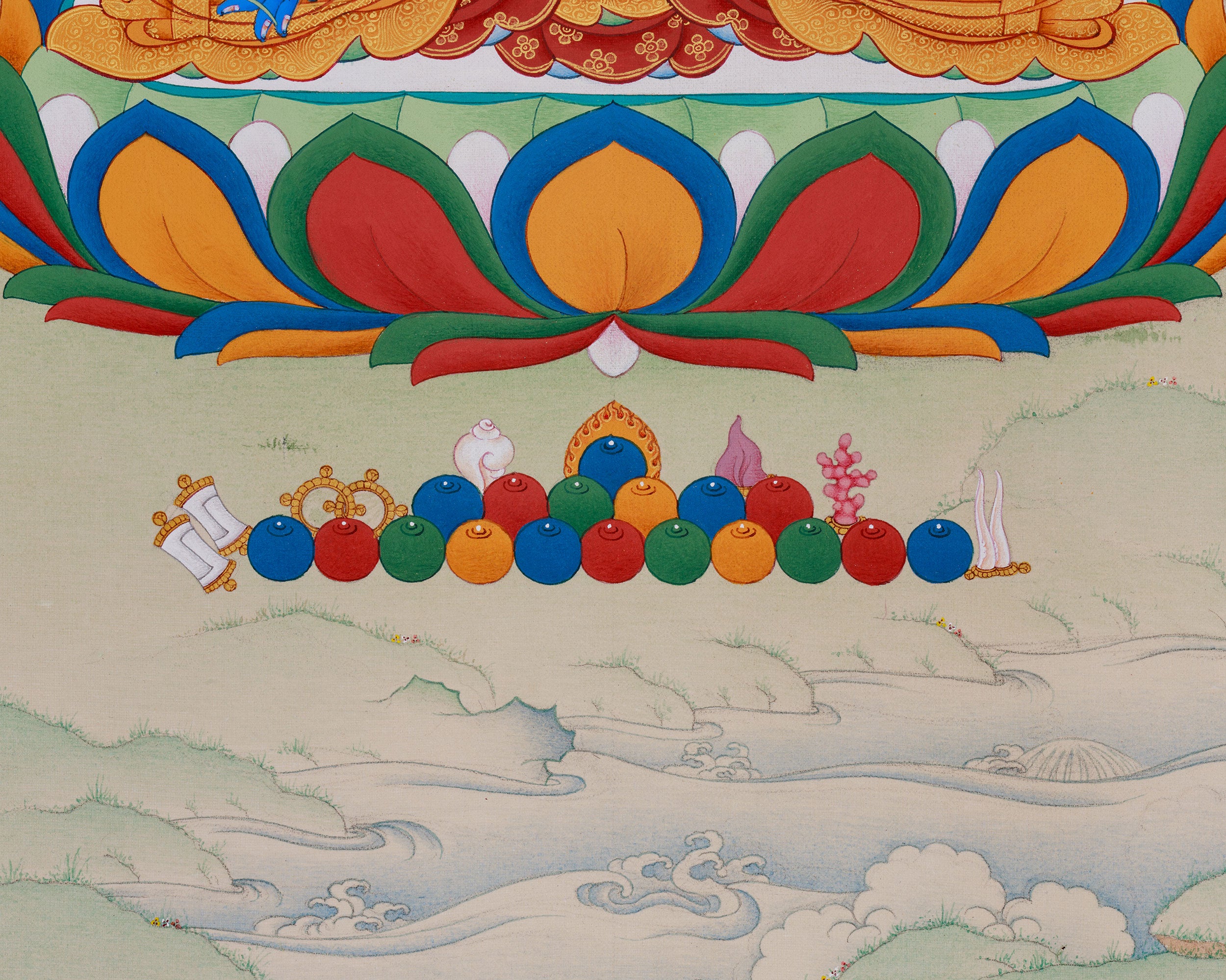 Bhaisajyaguru Thangka | Healing Blue Buddha