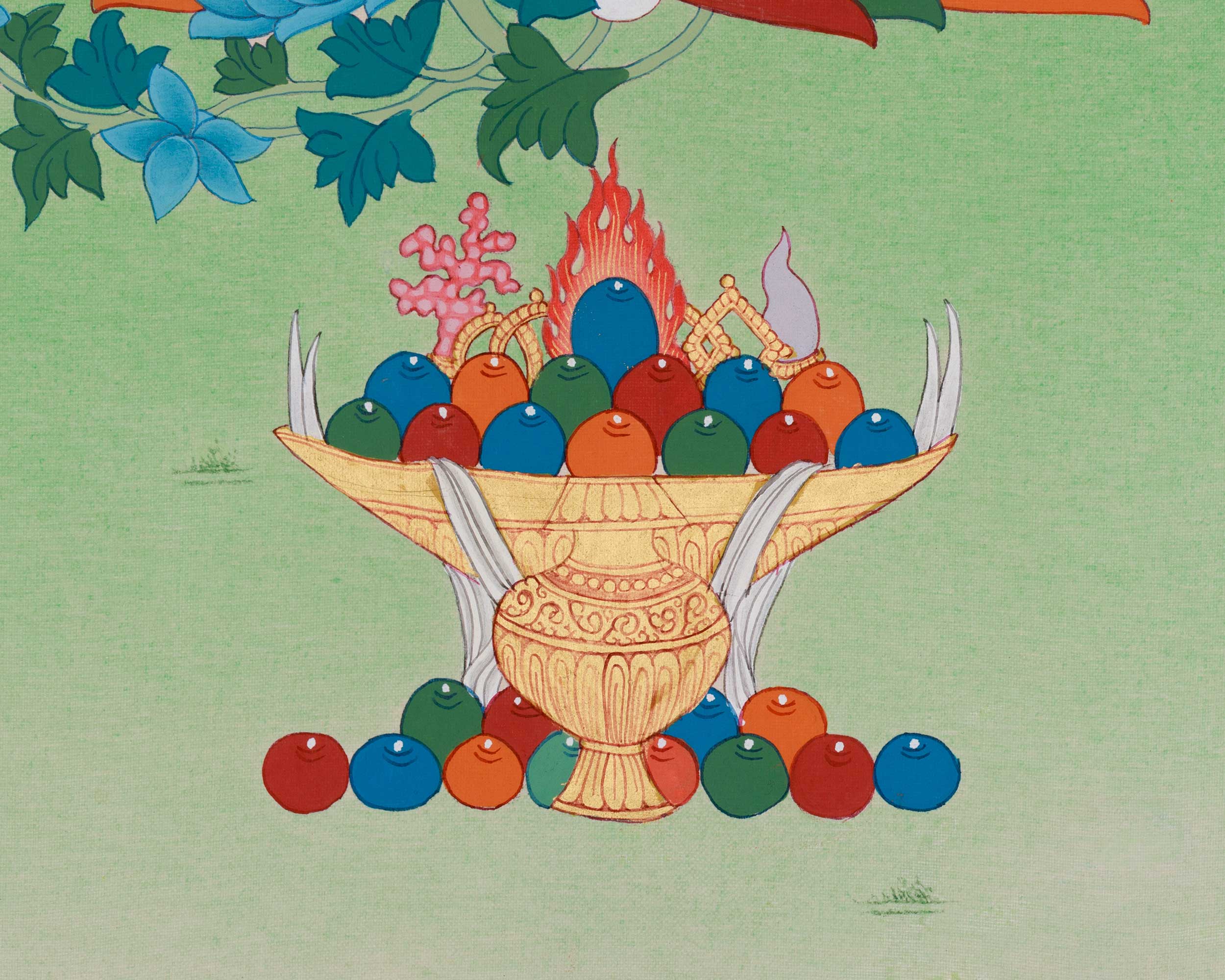 Savior Goddess Green Tara Thangka | Bodhisattva’s Healing Energy