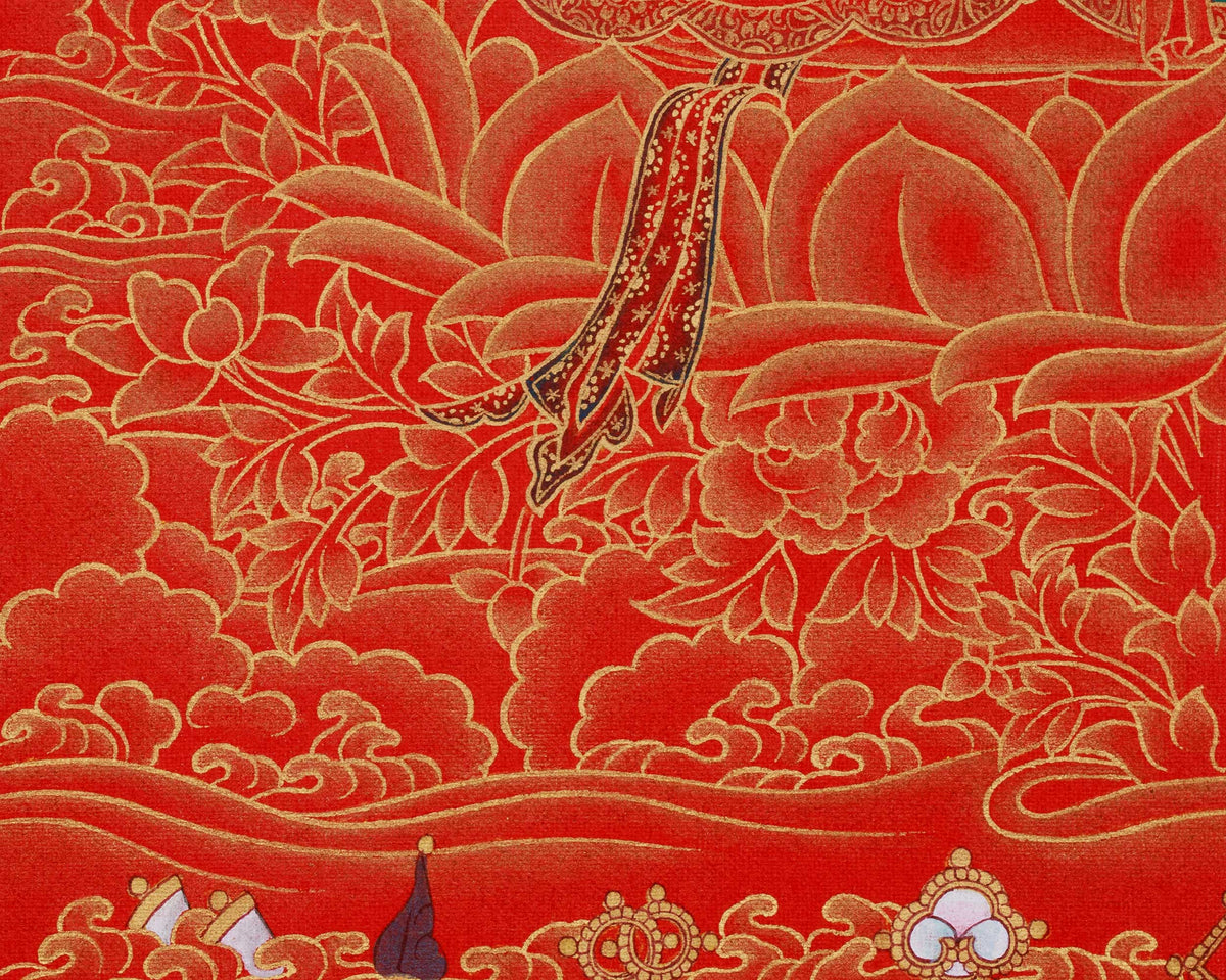 Manjushri Thangka Sword of Enlightenment | The Bodhisattva of Wisdom
