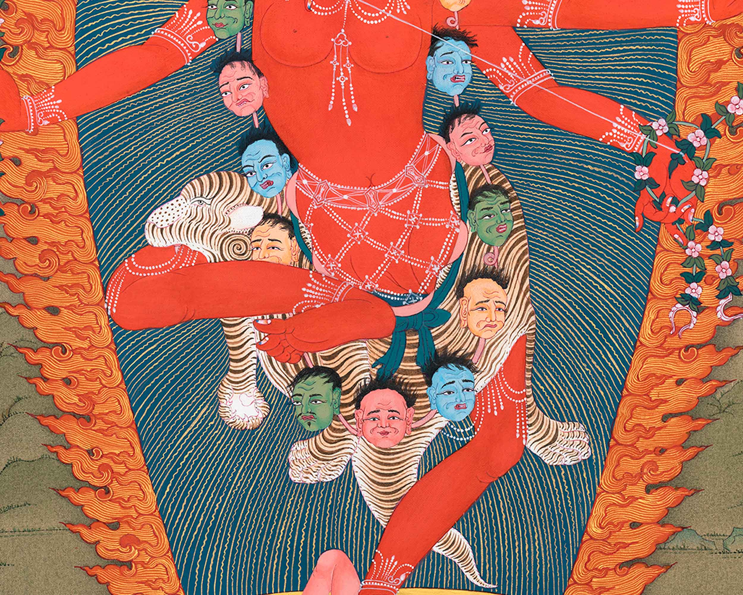 Traditional Kurkulla Thangka | Sacred Art For Daily Practice | Buddhist Decor