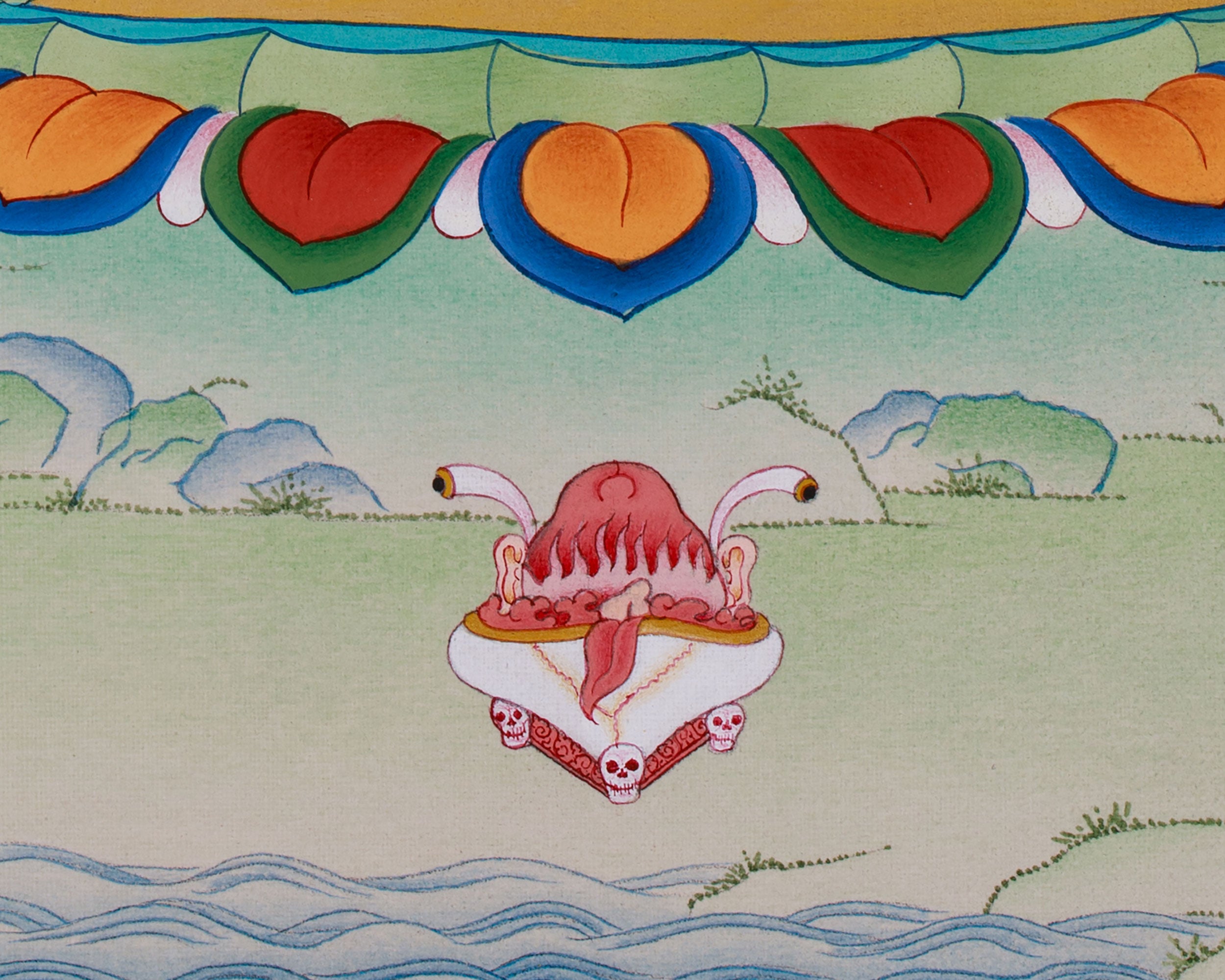 Chakrasamvara Yab-Yum Thangka | Embodiment of Divine Union and Enlightened Energy