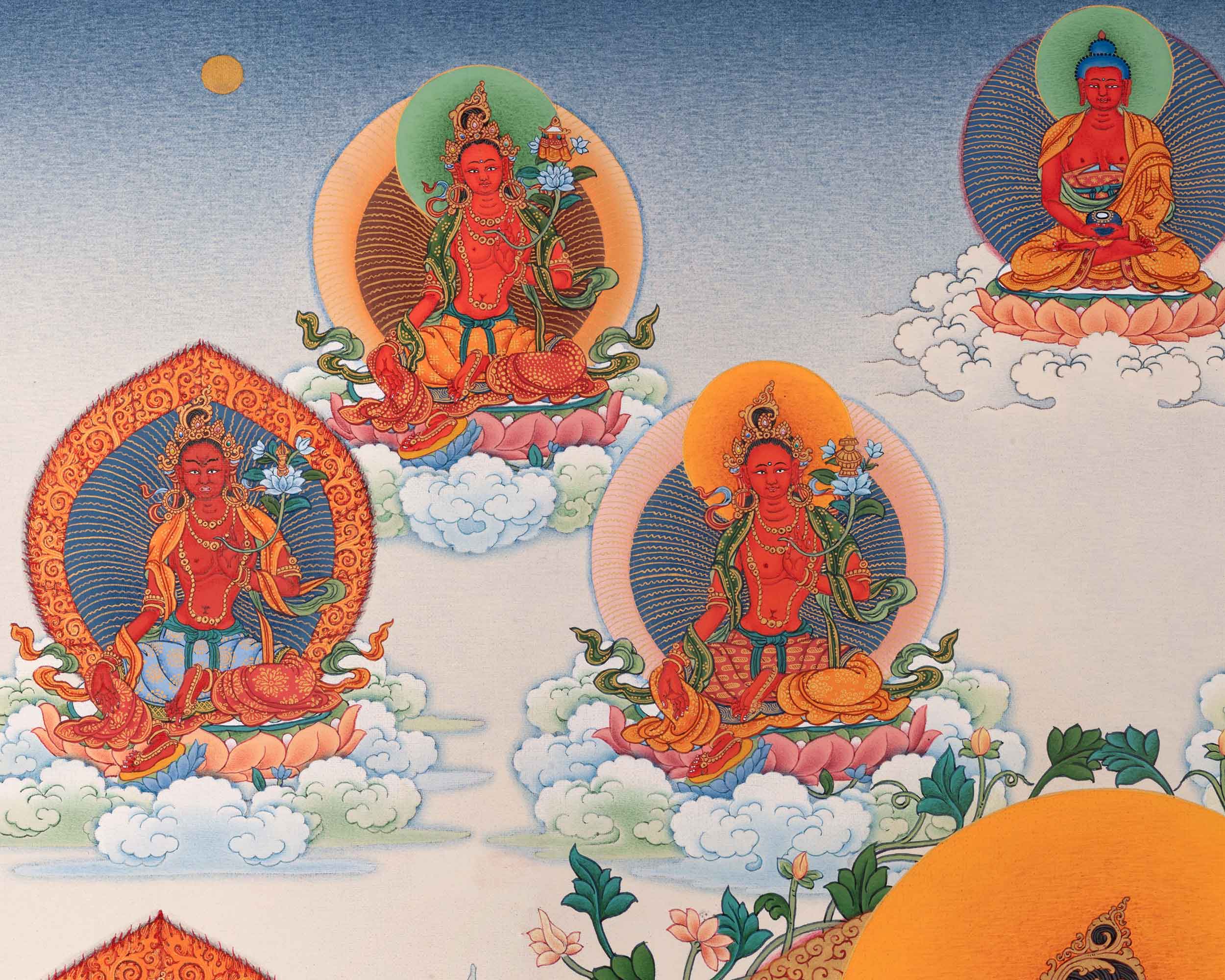 21 Tara Thangka | Deity of Compassion, Female Buddha | Awakening the Divine Feminine