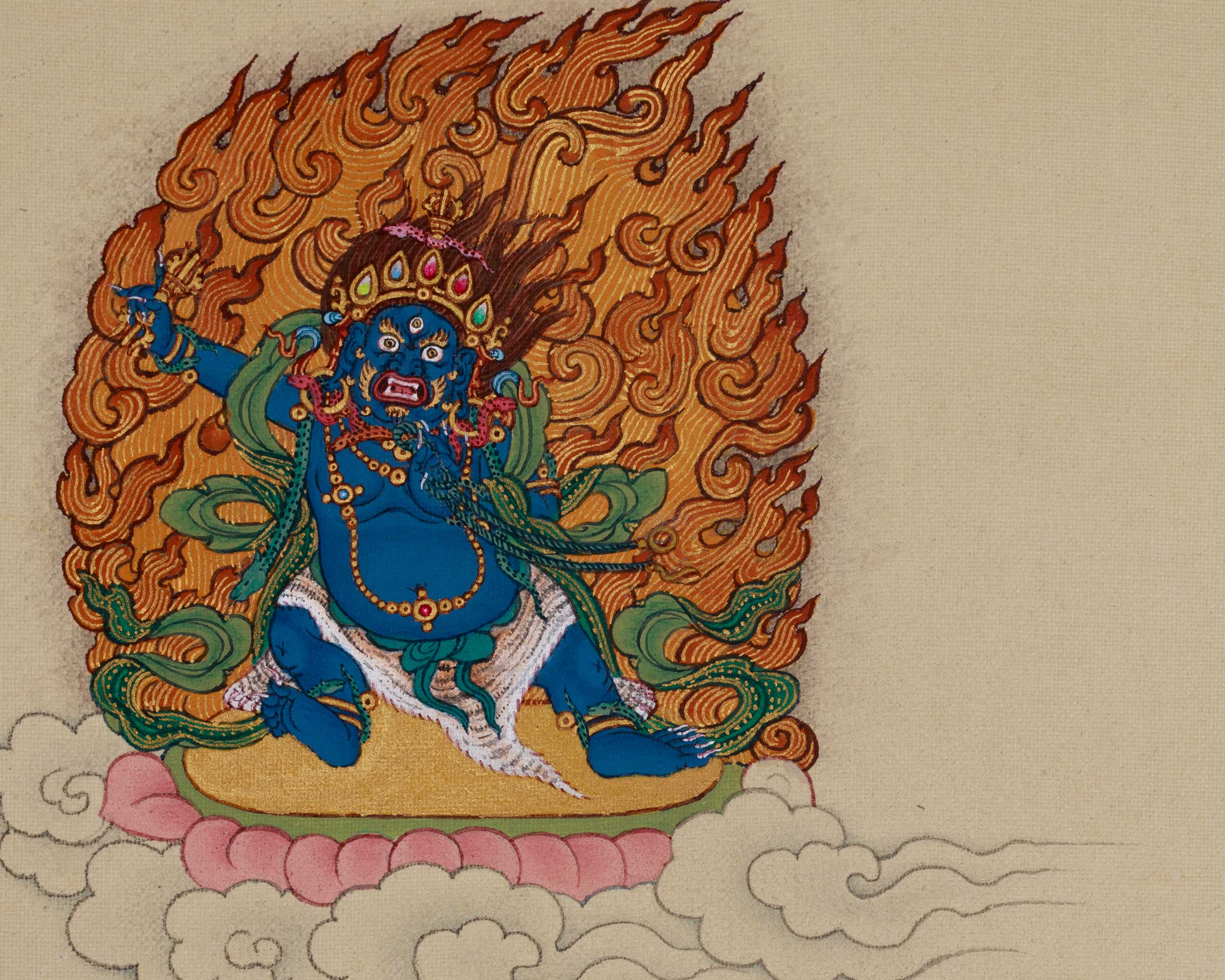 Dzambhala Buddhist Art | Wealth, Prosperity, and Sacred Abundance