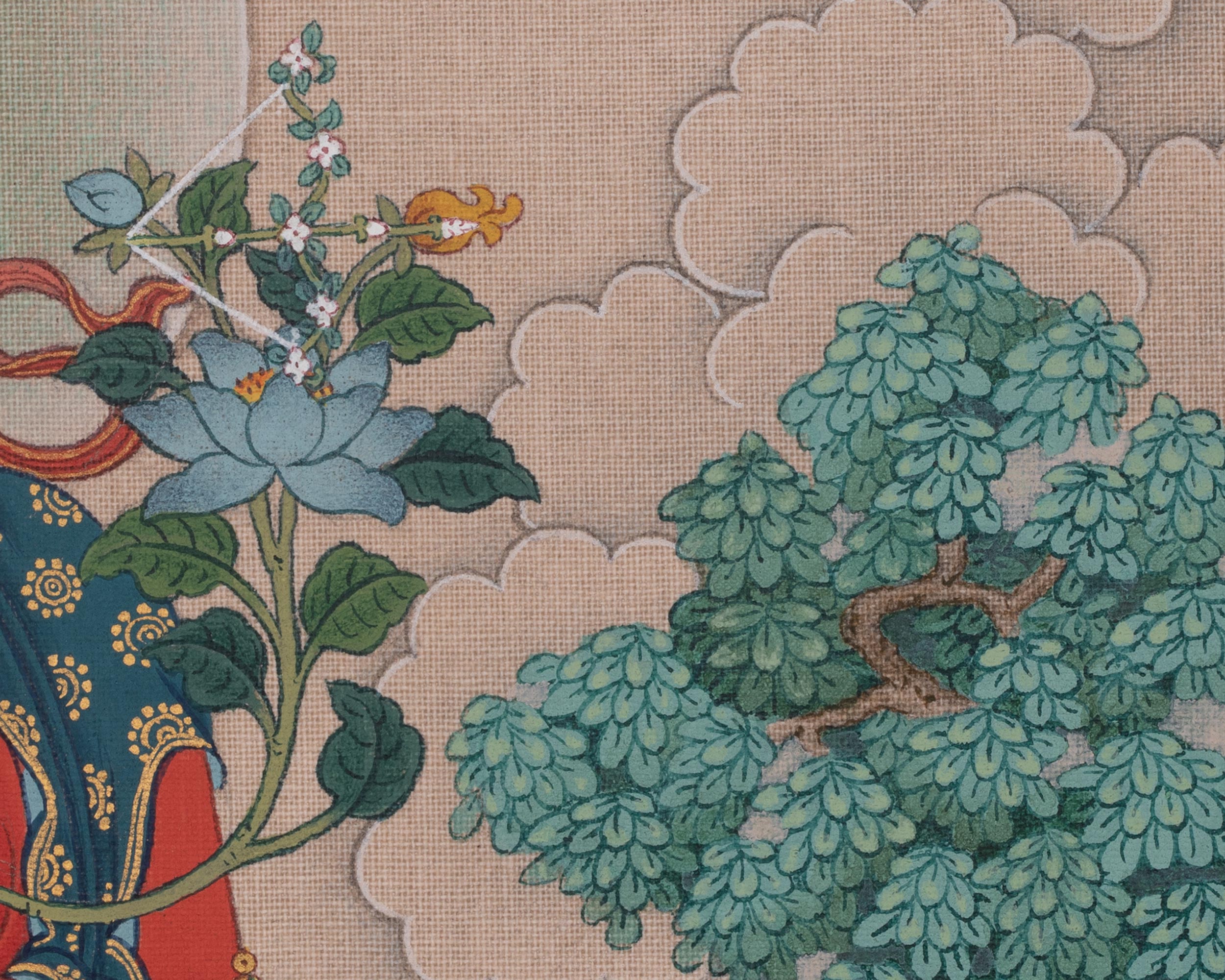Red Tara Buddhist Art | Embodies The Power of Magnetization, and Transformation
