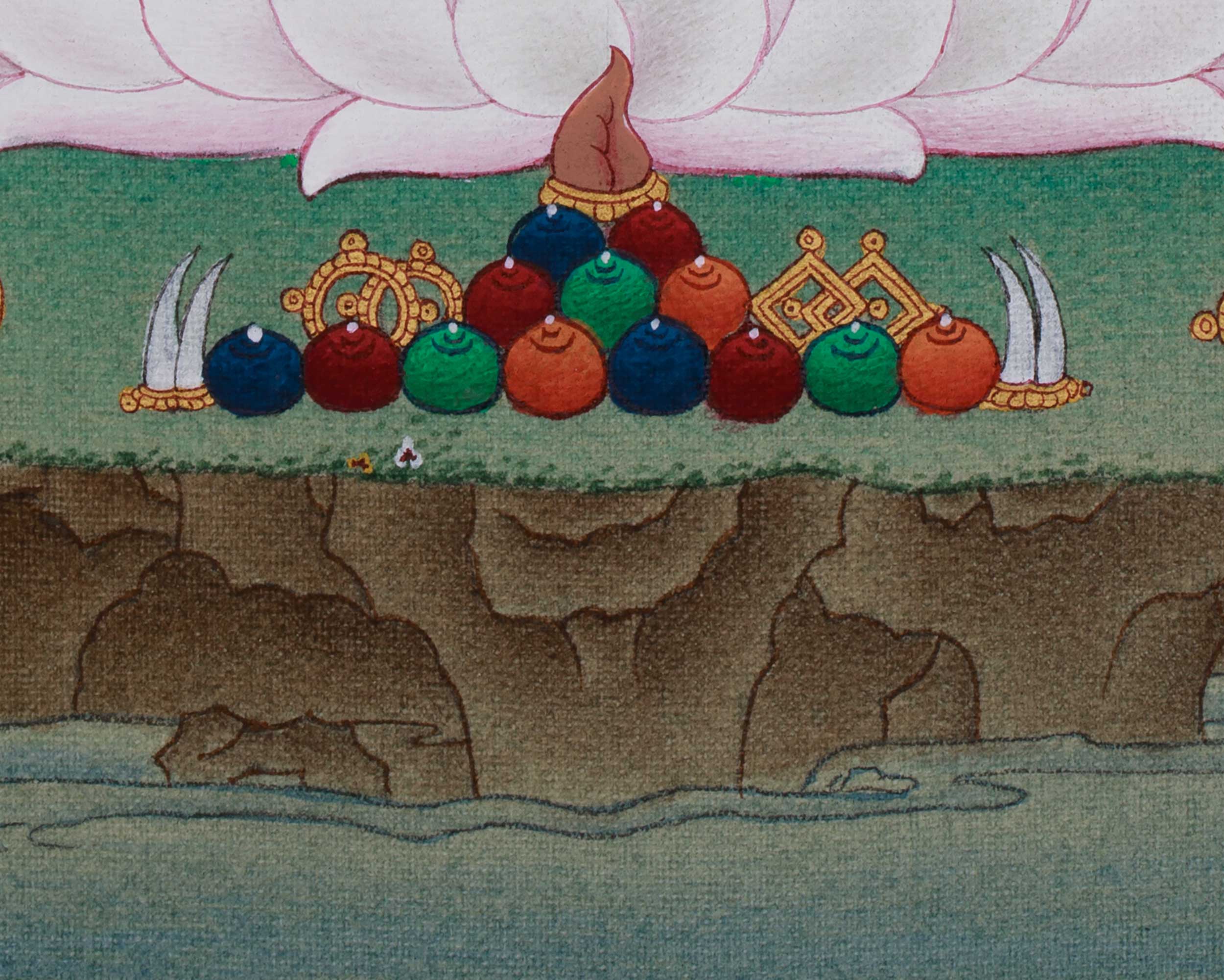 Spiritual Chenrezig Thangka | A Divine Representation of Compassion and Love