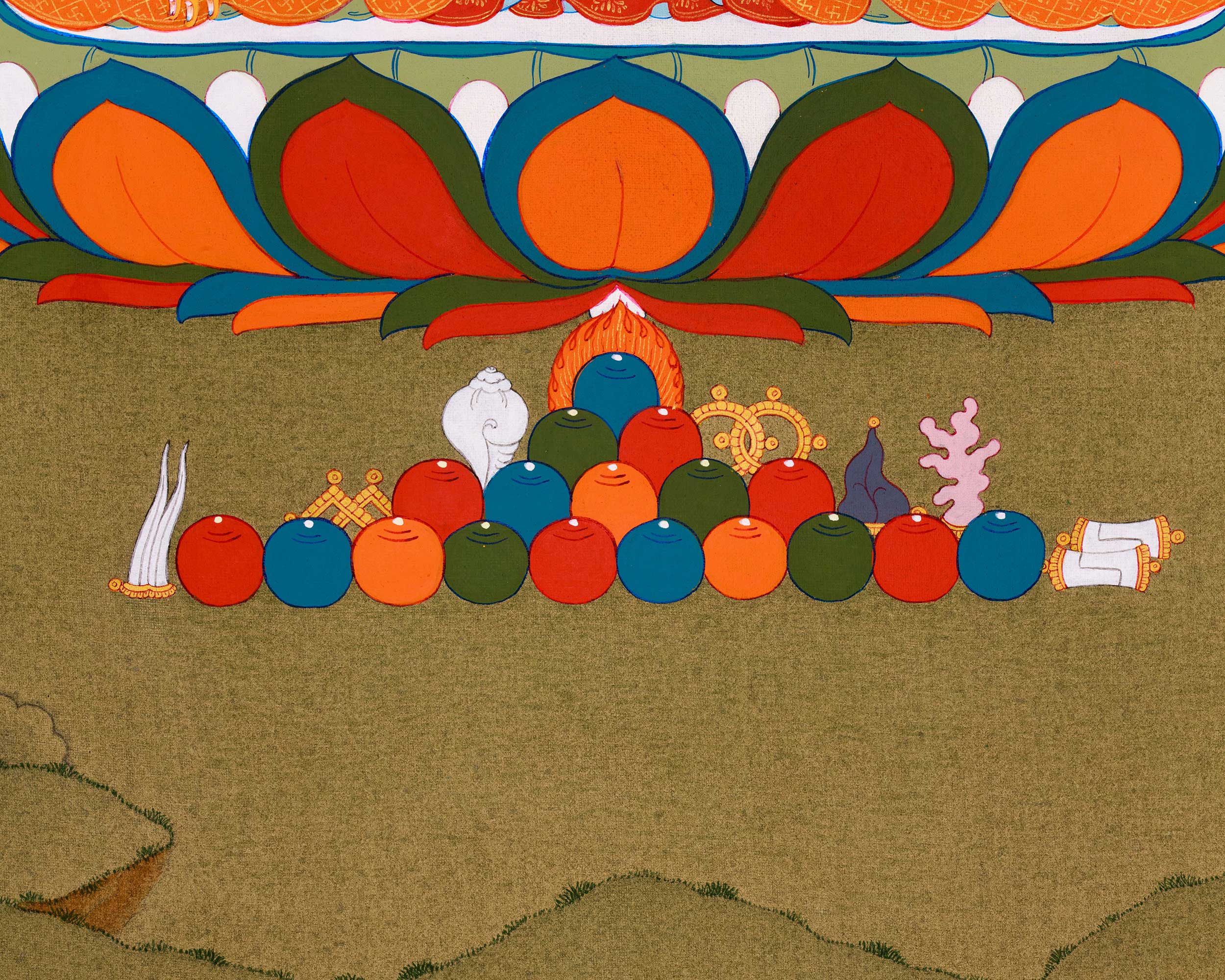 Handpainted Buddha Gautama Thangka | Traditional Shakyamuni Artwork