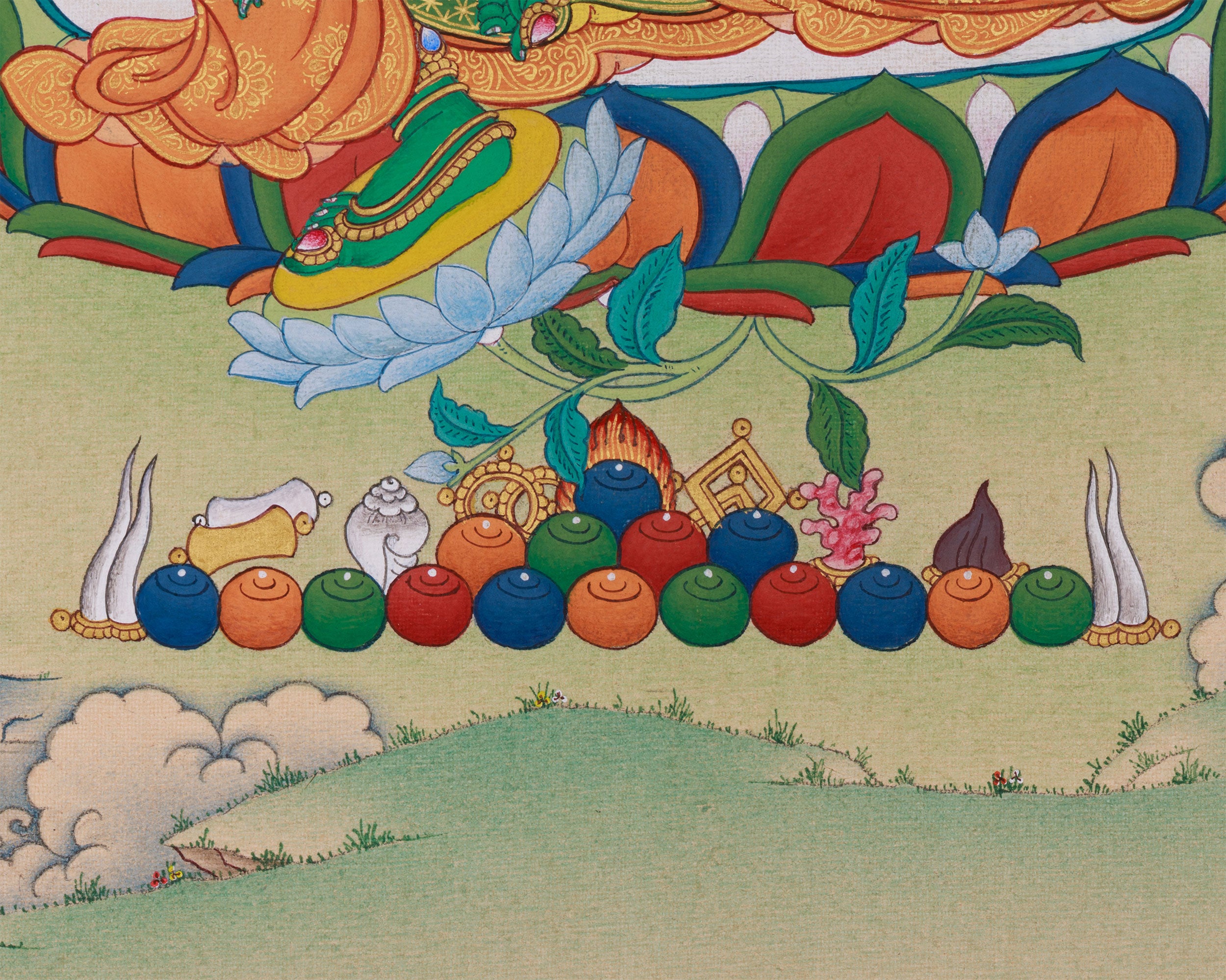 Mother Green Tara Painting | Goddess of Compassion and Liberation