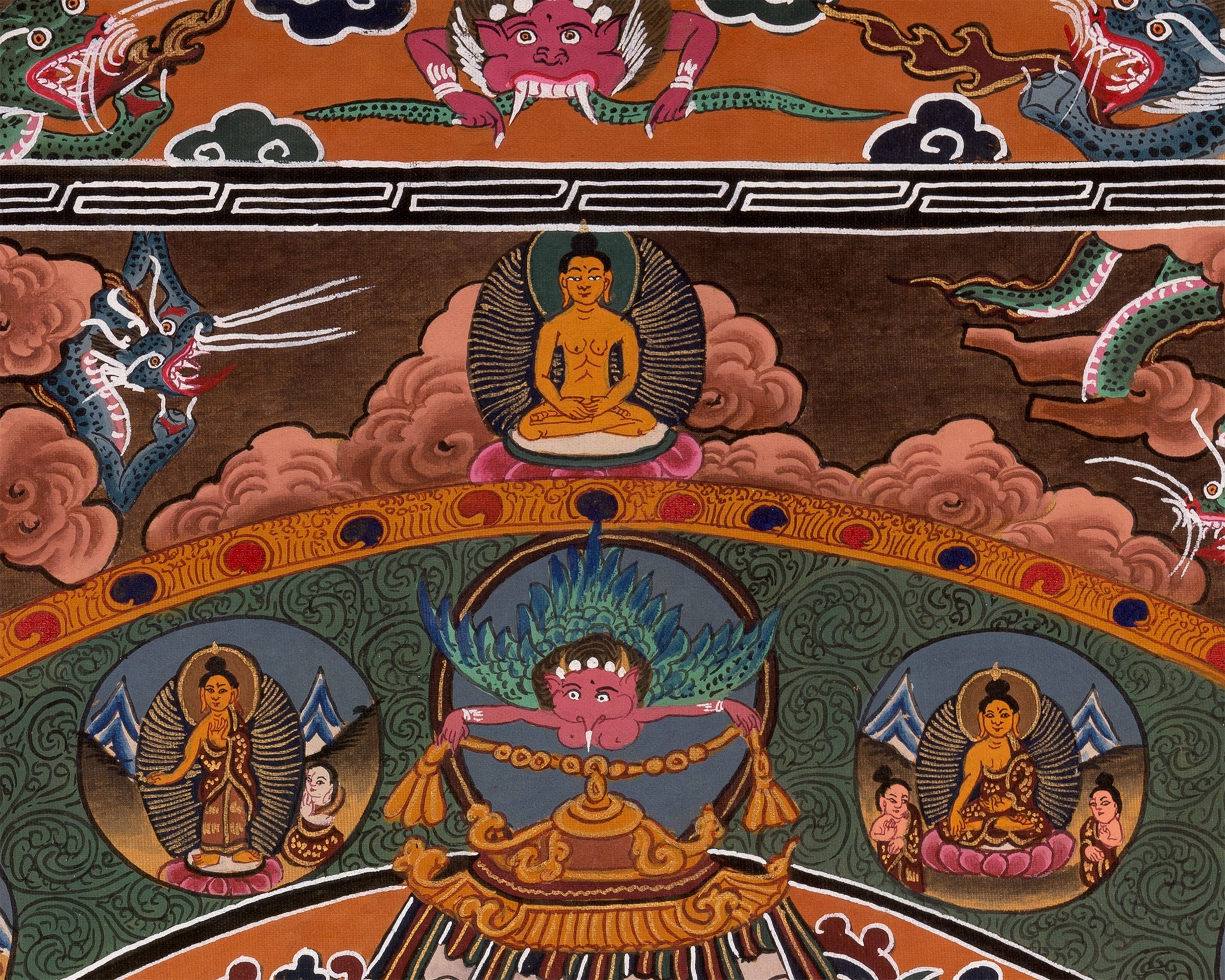 Original Shakyamuni Buddha | Buddhist Religious Thangka Painting