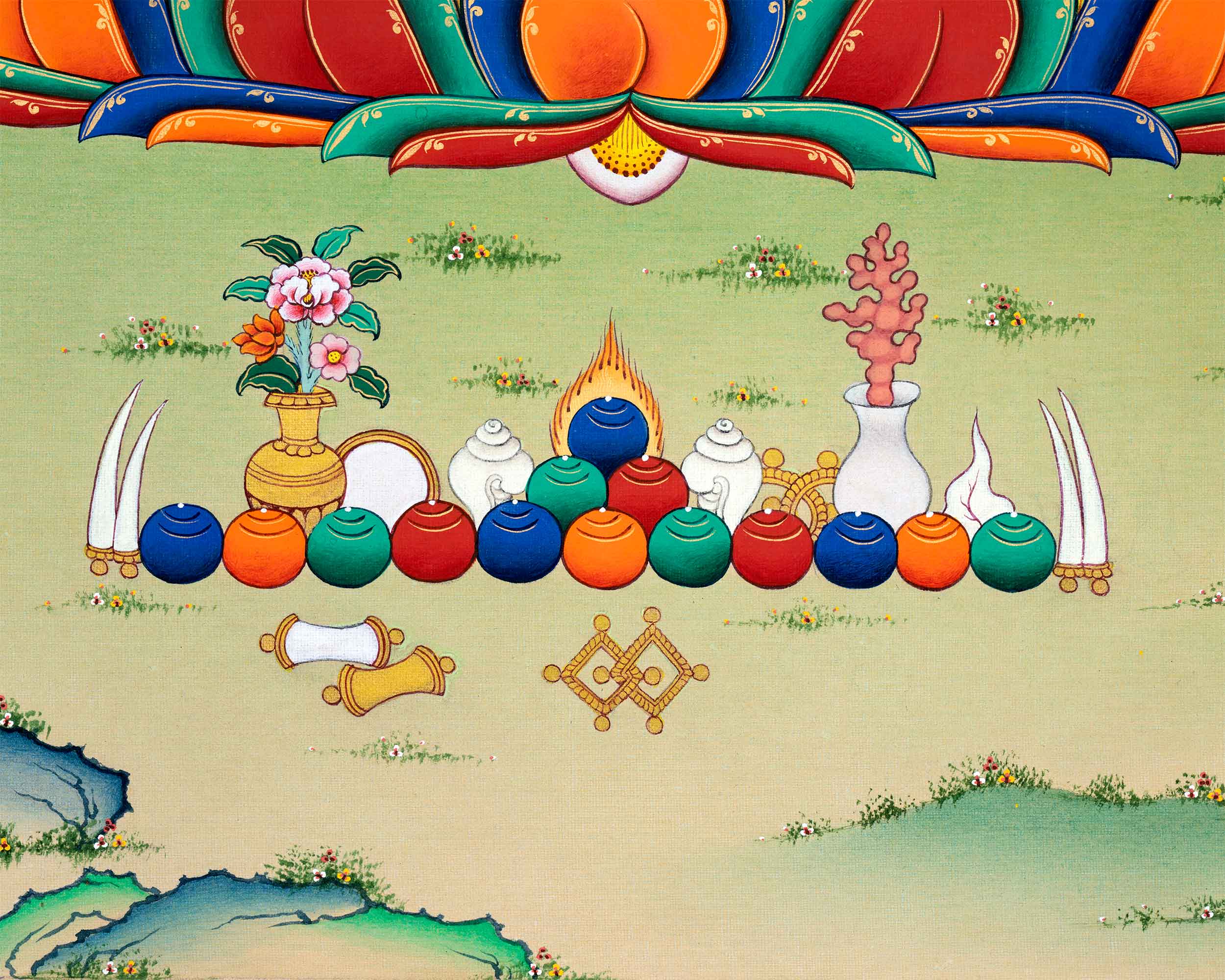 Amitayus, Buddha of Long Life Canvas Print | Buddha of Longevity Unveiled