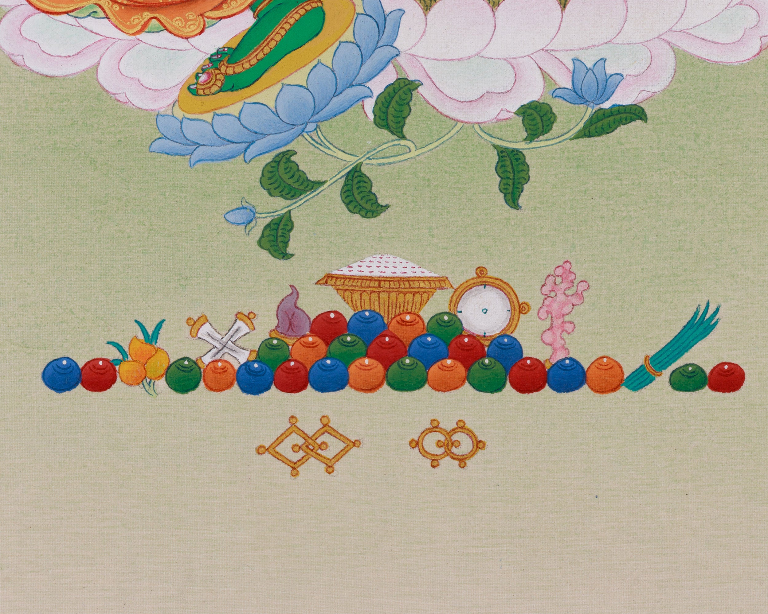 Goddess Shyama Tara Painting | Tibetan Female Buddhist Deity