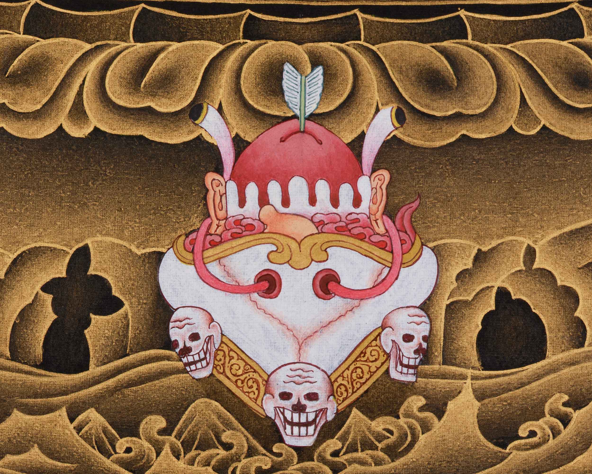 Wrathful Vajrakilaya Thangka | Transmutation of Negativity