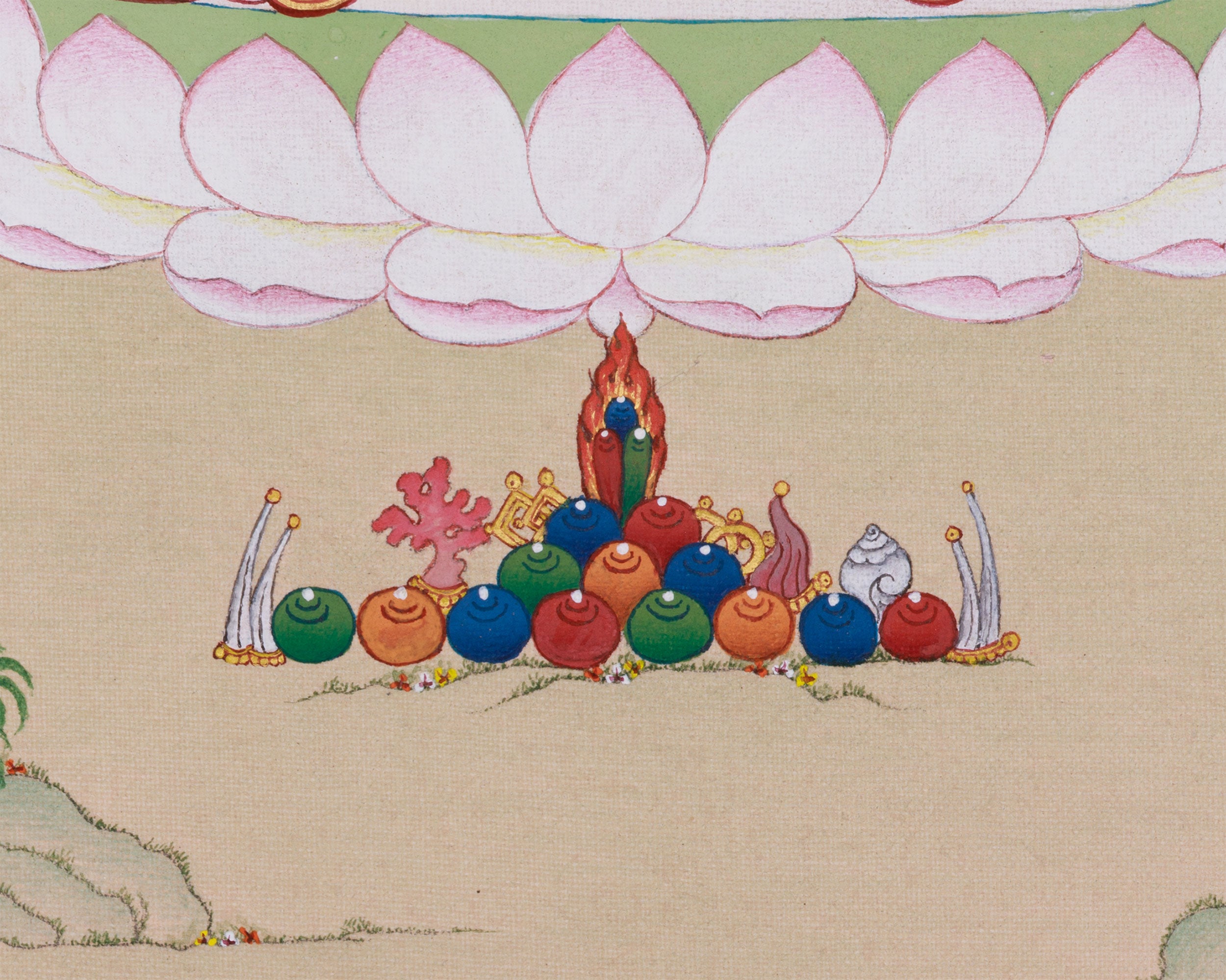 Hand-Painted Bodhisattva Chenrezig Art | Infinite Compassion and Enlightenment