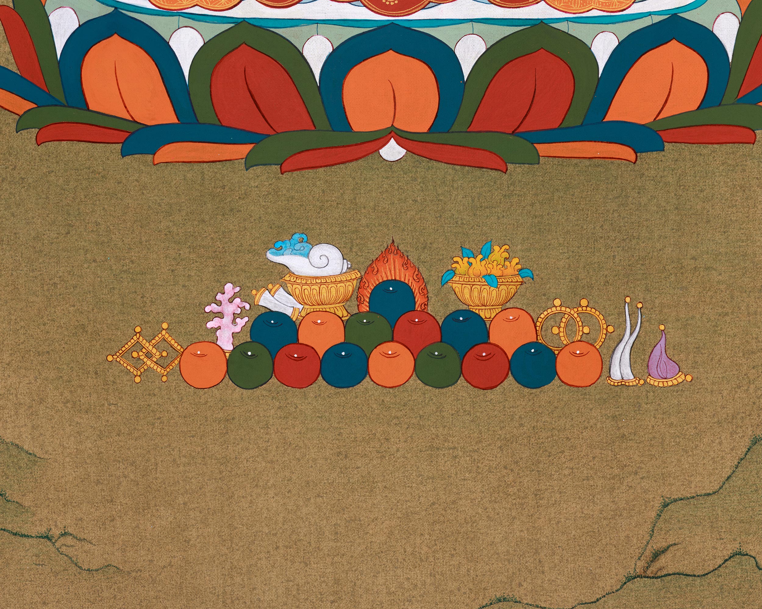 Amitabha Buddha of Pureland, Tibetan Art