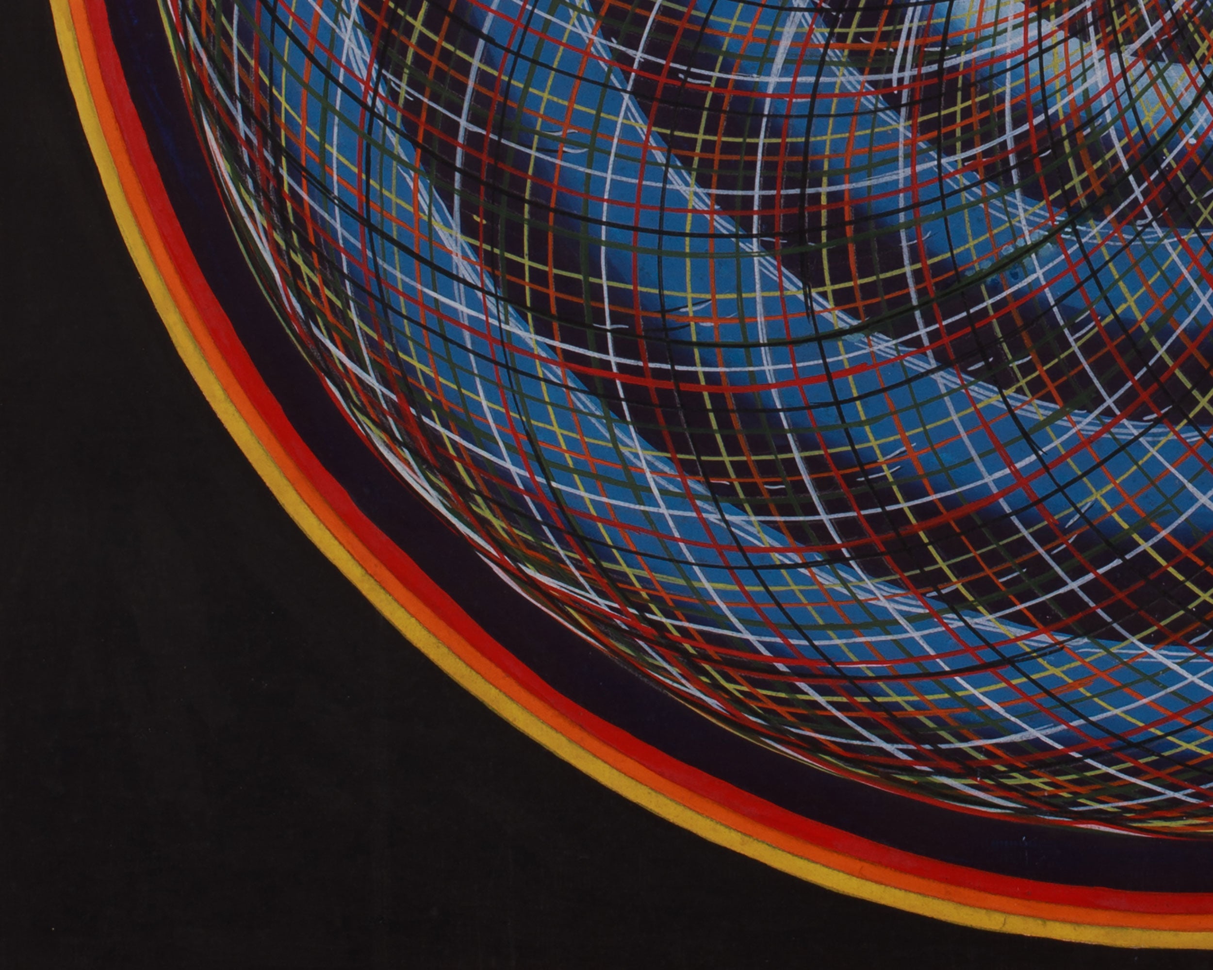 Sacred Hand-Painted Mantra Mandala Art | Wall Hanging | Spiritual Decor