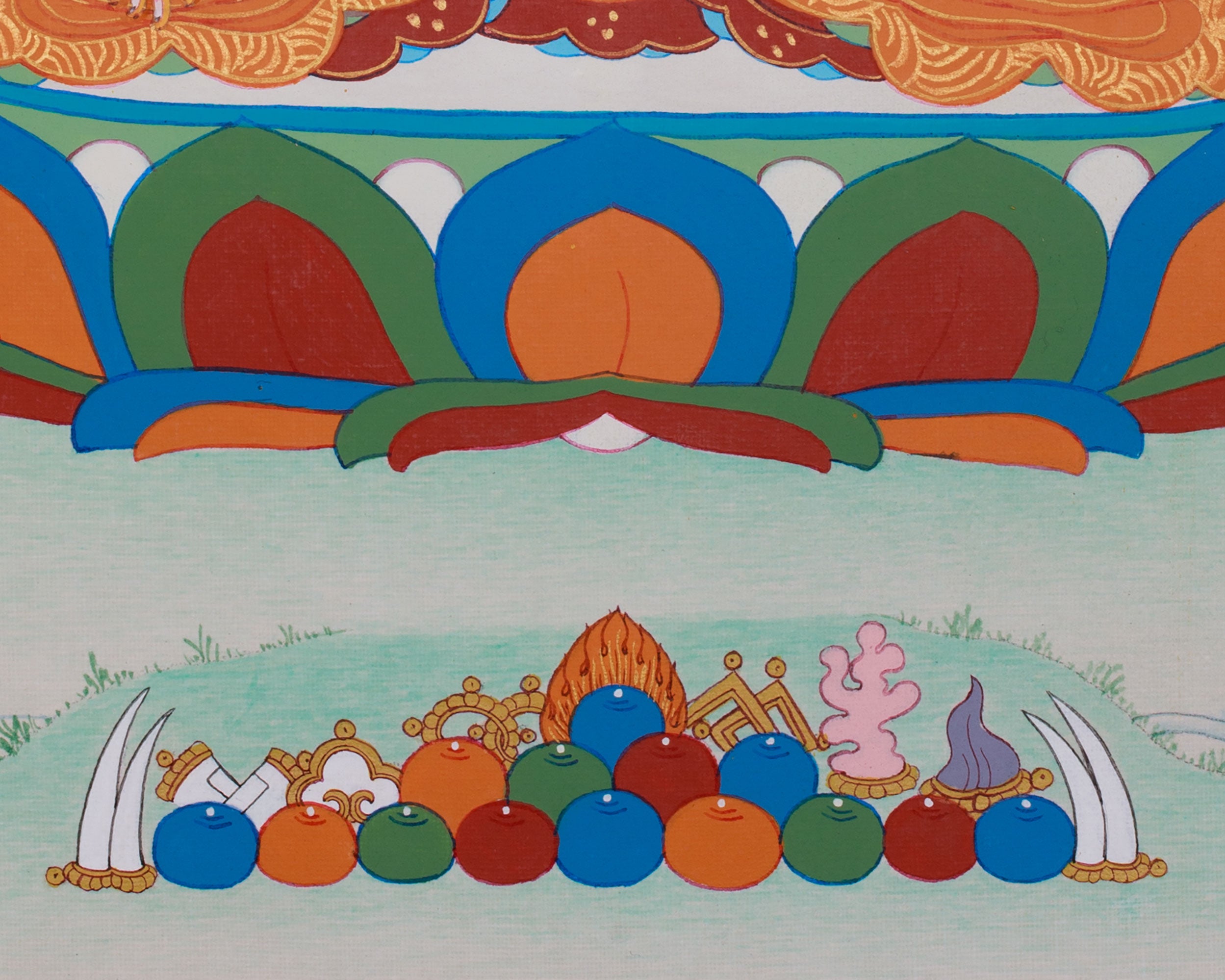 Spiritual Buddha Shakyamuni Thangka | Buddhist Art for Wisdom