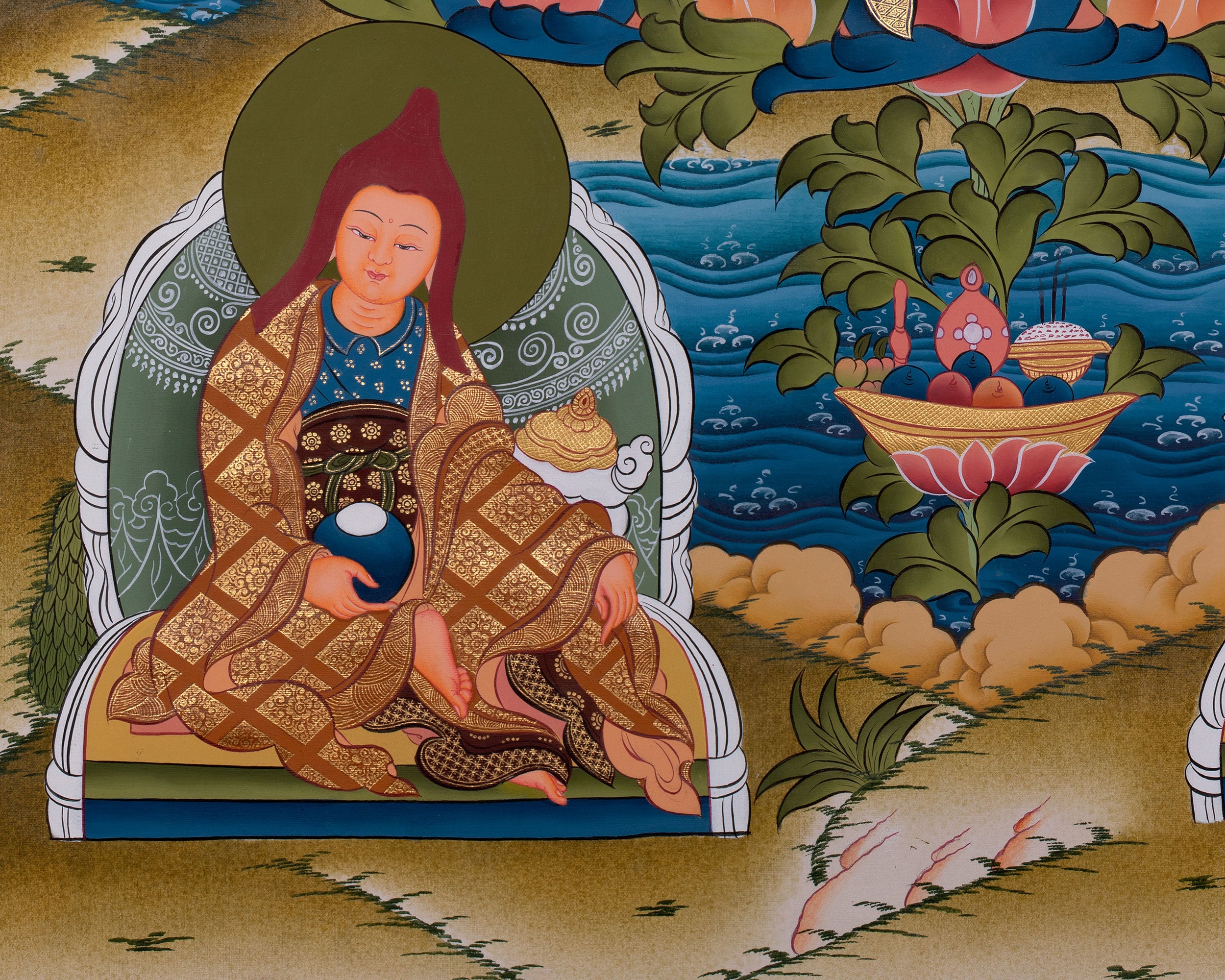Guru Rinpoche/Guru Padmasambhava Thangka | Tibetan Wall Arts