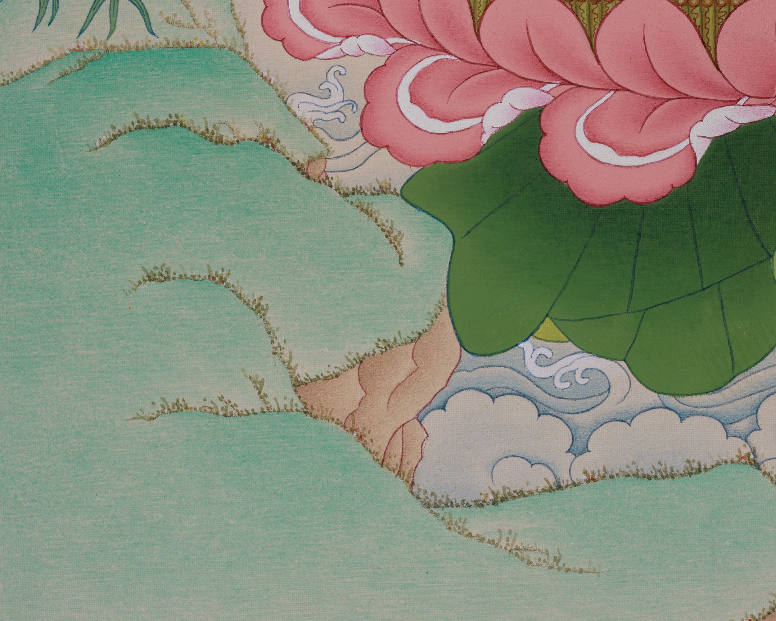 Infinite Wisdom Deity Amitabha Buddha Thangka | Buddhist Art for Meditation