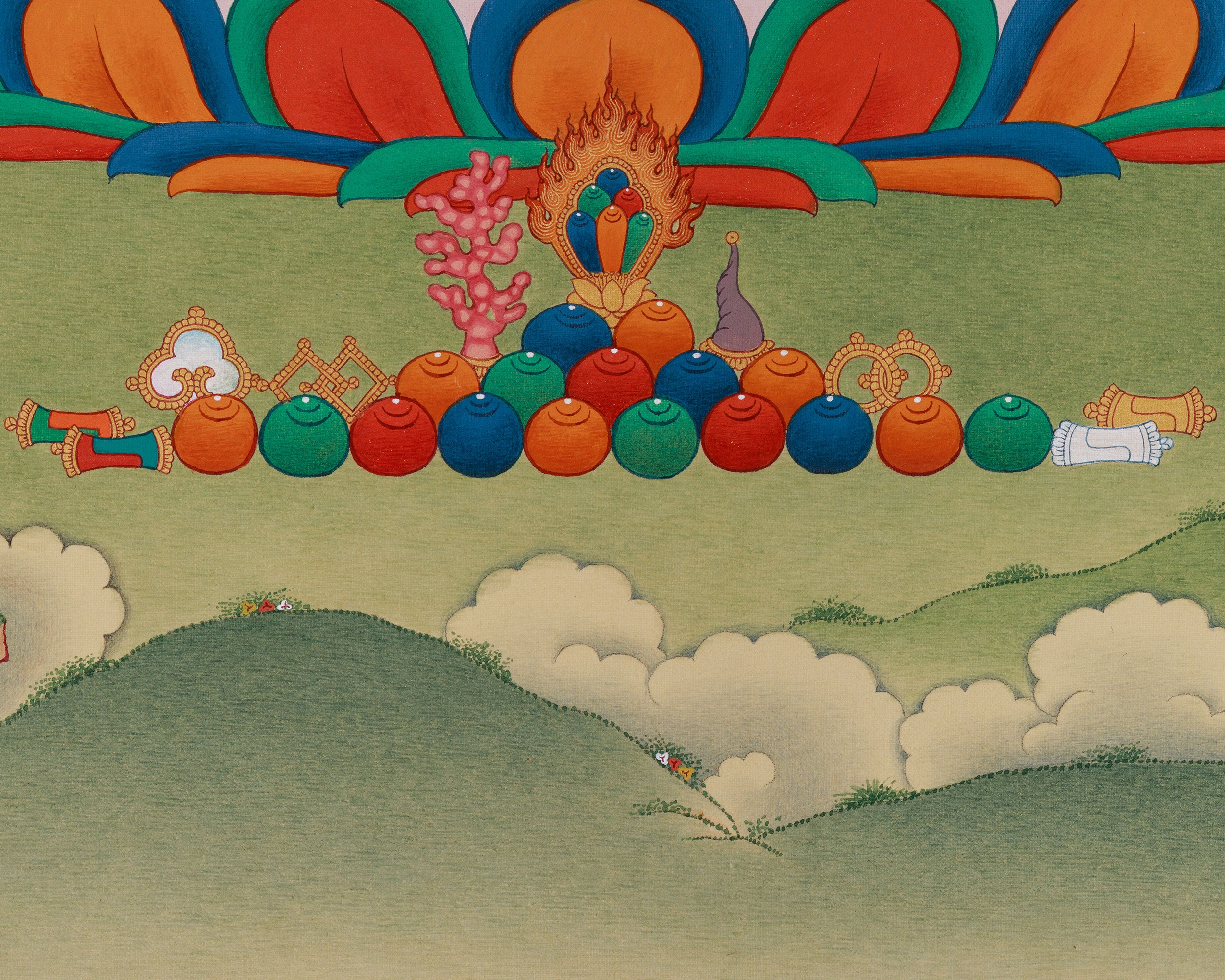 Buddha for Health, Medicine Buddha Thangka | Bhaisajyaguru Artwork