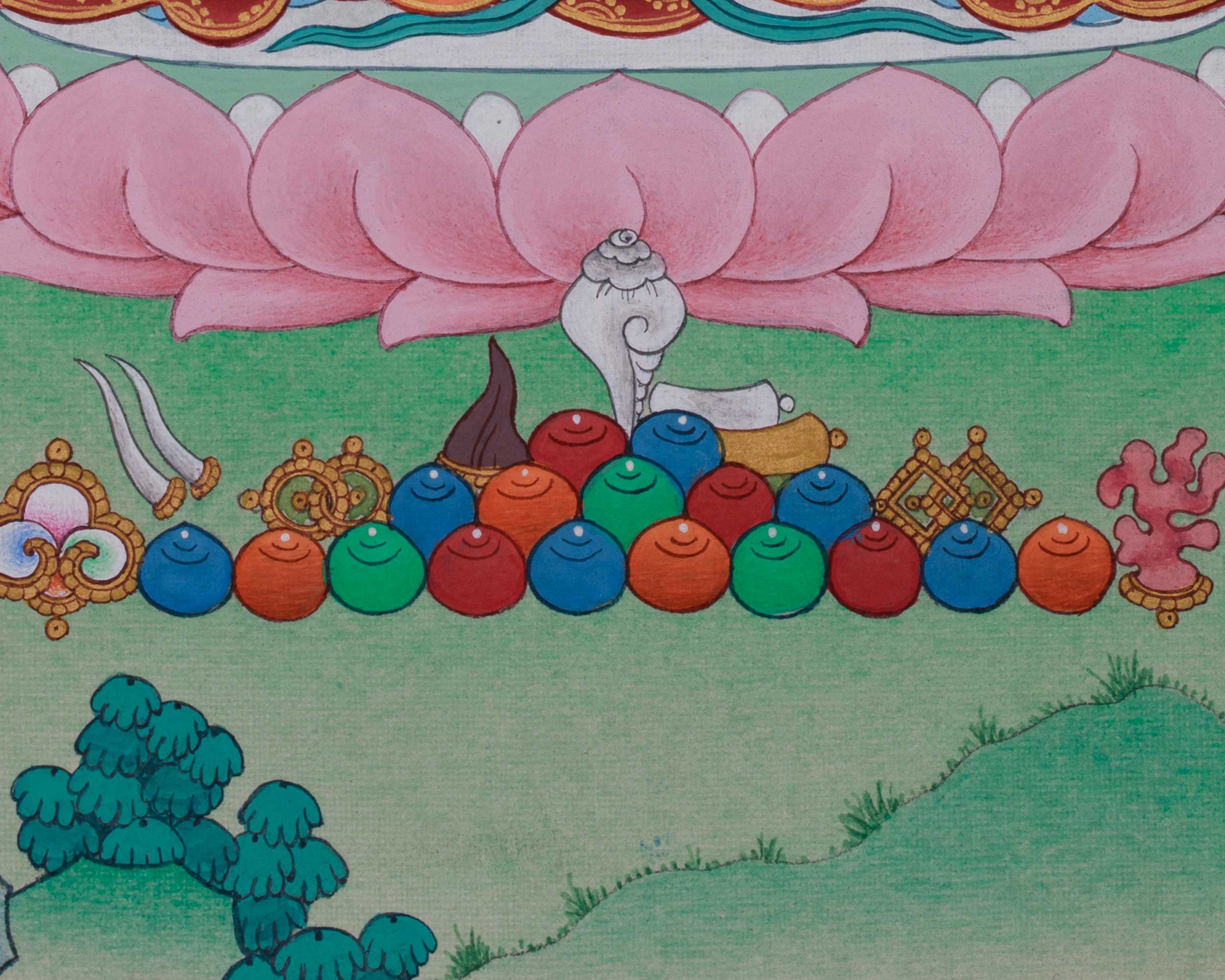 Tibetan White Tara Thangka Painting | Goddess of Compassion and Longevity