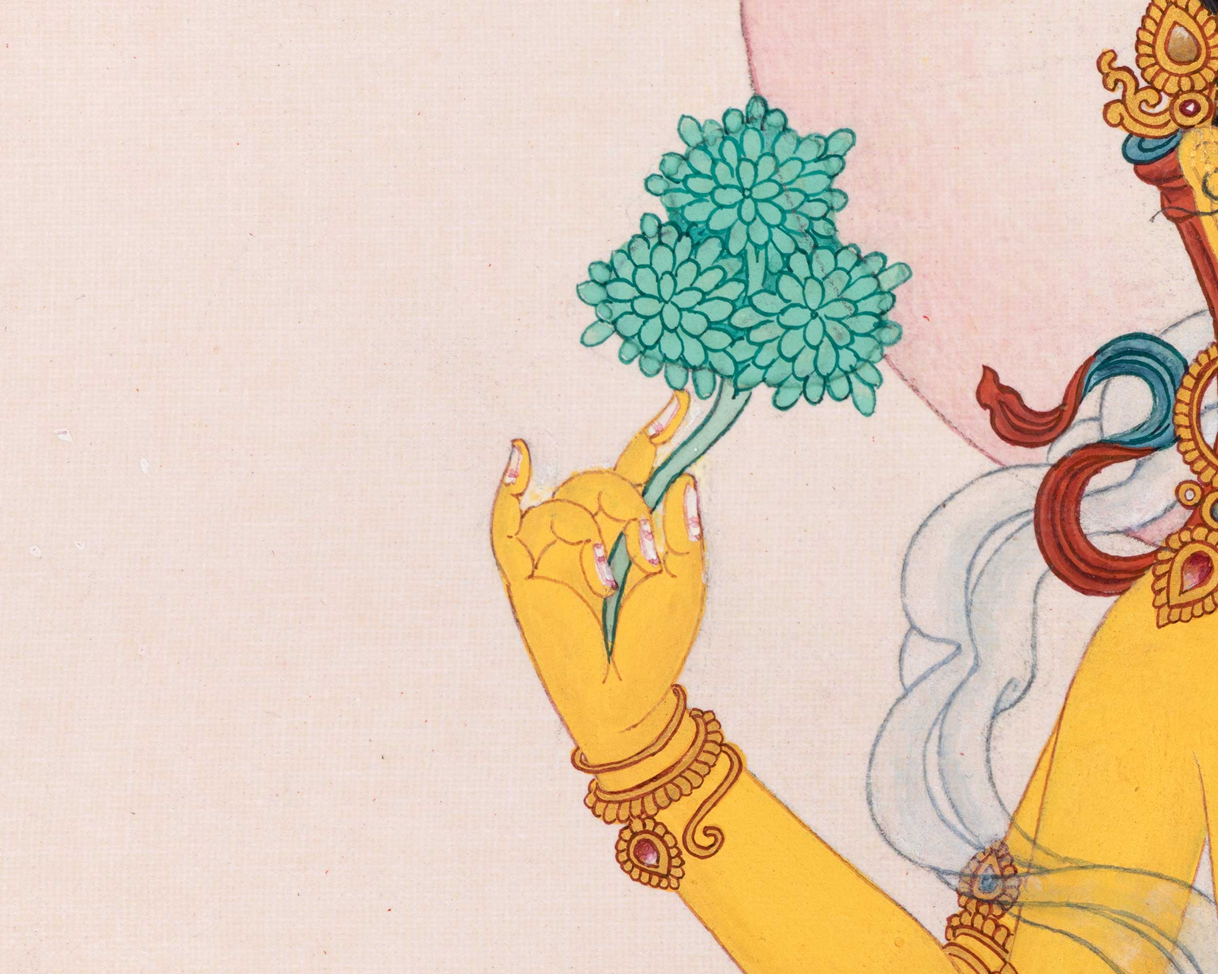 Mara Sundana Vasitattama Tara | 21 Tara of Surya Gupta Thangka