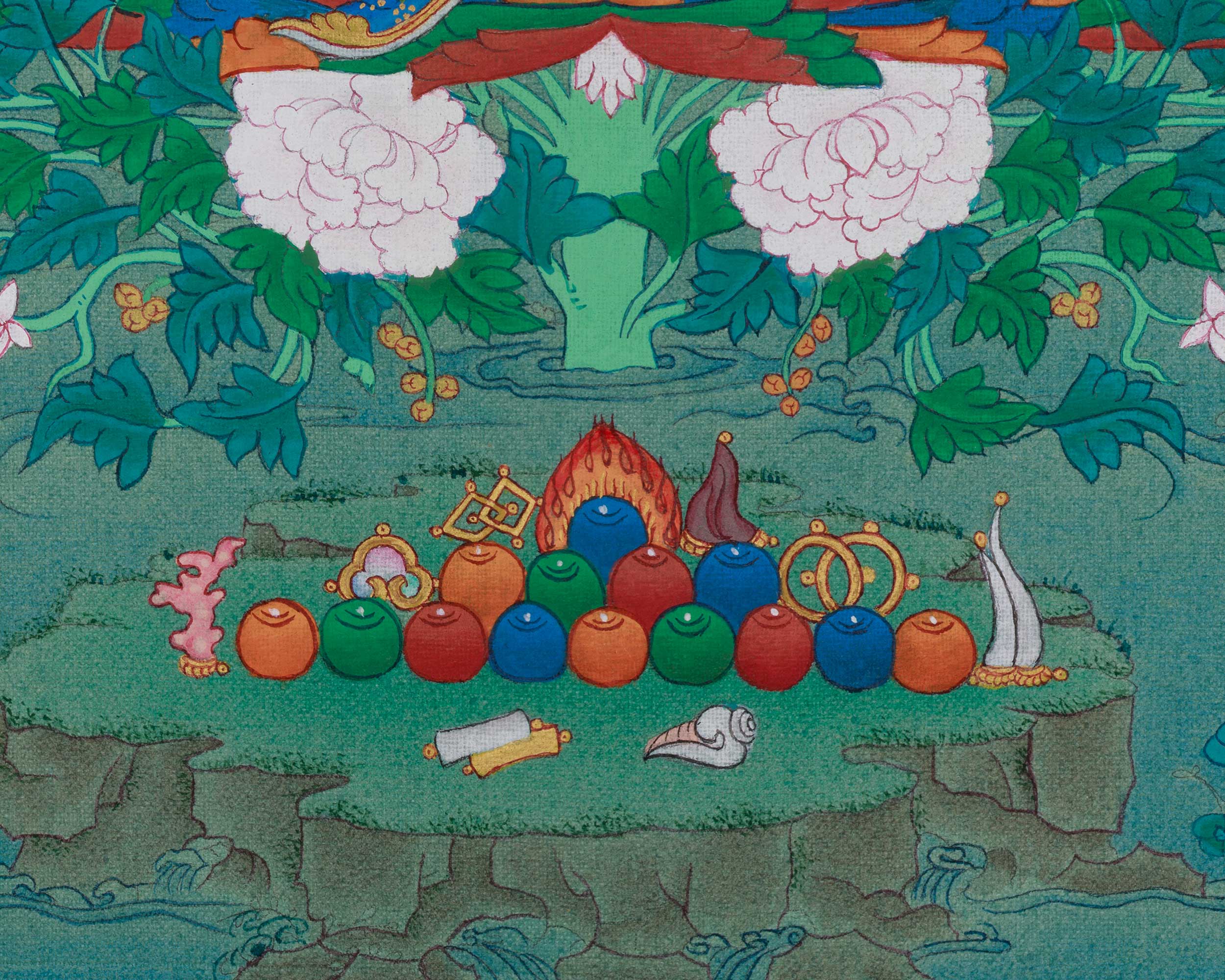 Vajrayana Deity Guru Rinpoche Artwork | Embodiment of Enlightened Presence
