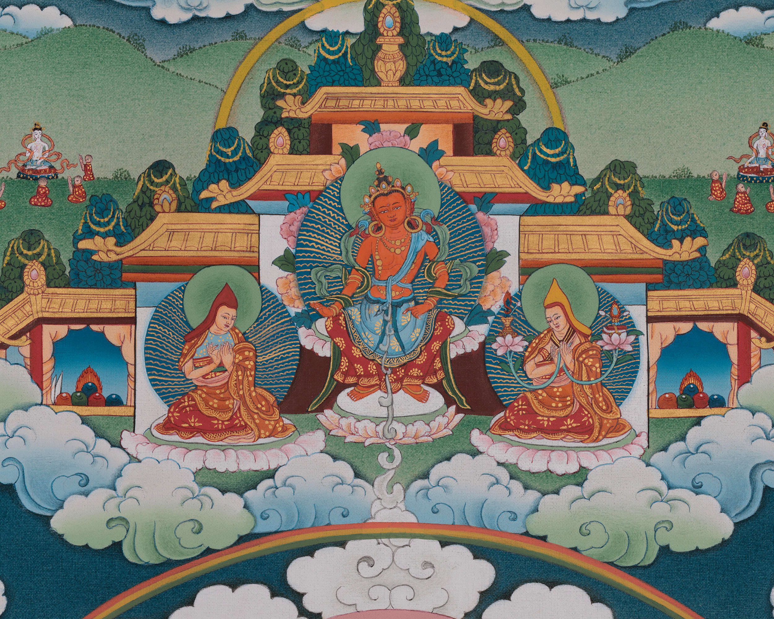 Tsongkhaba Buddhist Art | Sacred Tibetan Teacher of Wisdom and Compassion
