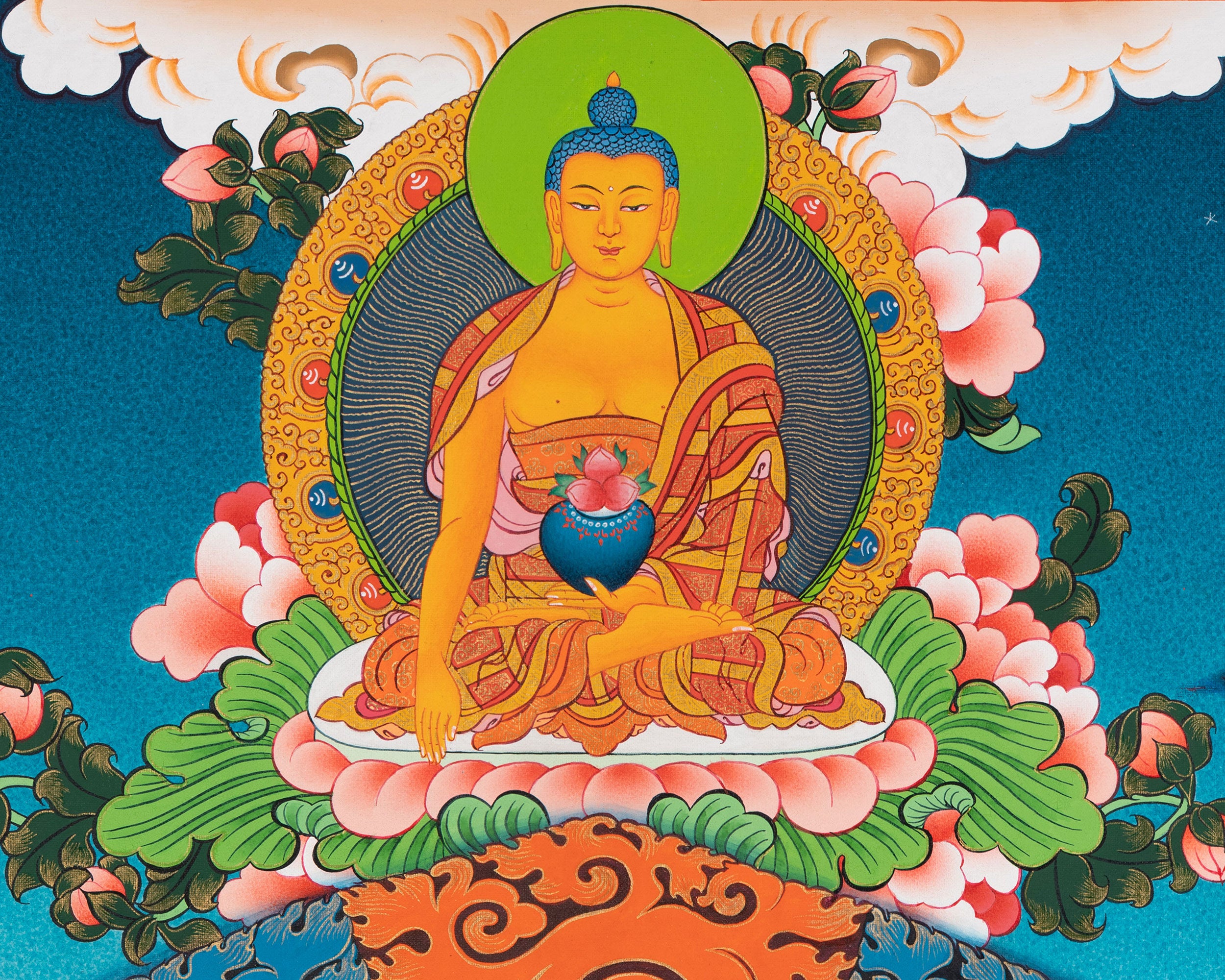 Kalachakara with Vishvamata | Tantric Deity | Wall hanging