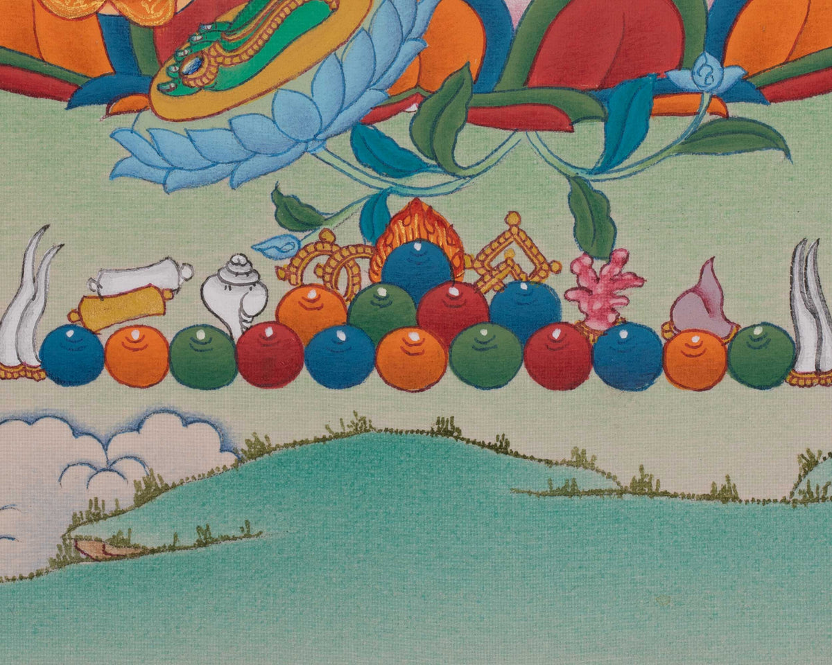 Compassion Green Tara Art | Shyama Tara | Protection Goddess | Female Buddha