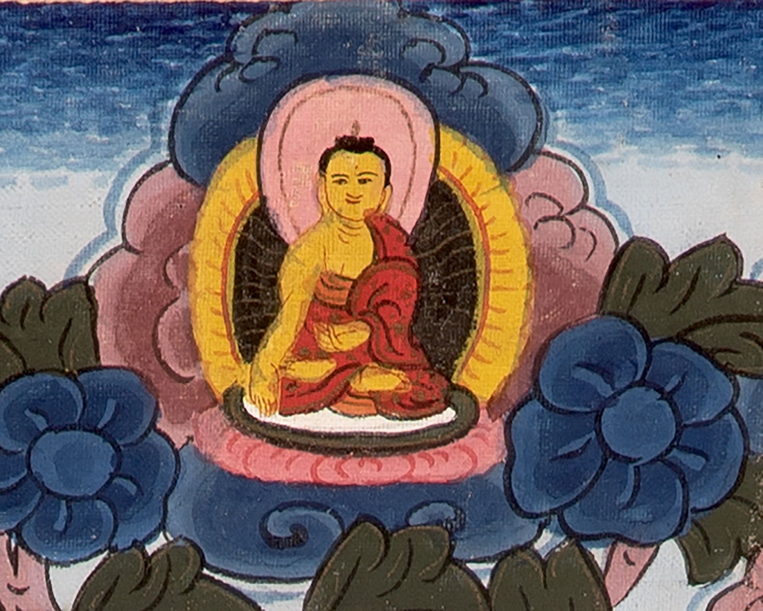 Rare Green Tara Thangka | Vintage Tibetan Wall Decor