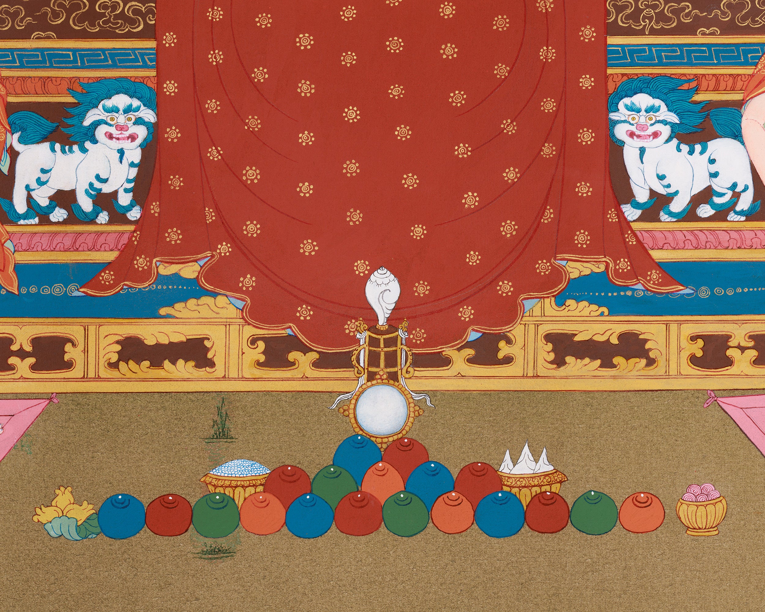 Buddha Shakyamuni with Disciples | Sacred Art of Compassion and Wisdom