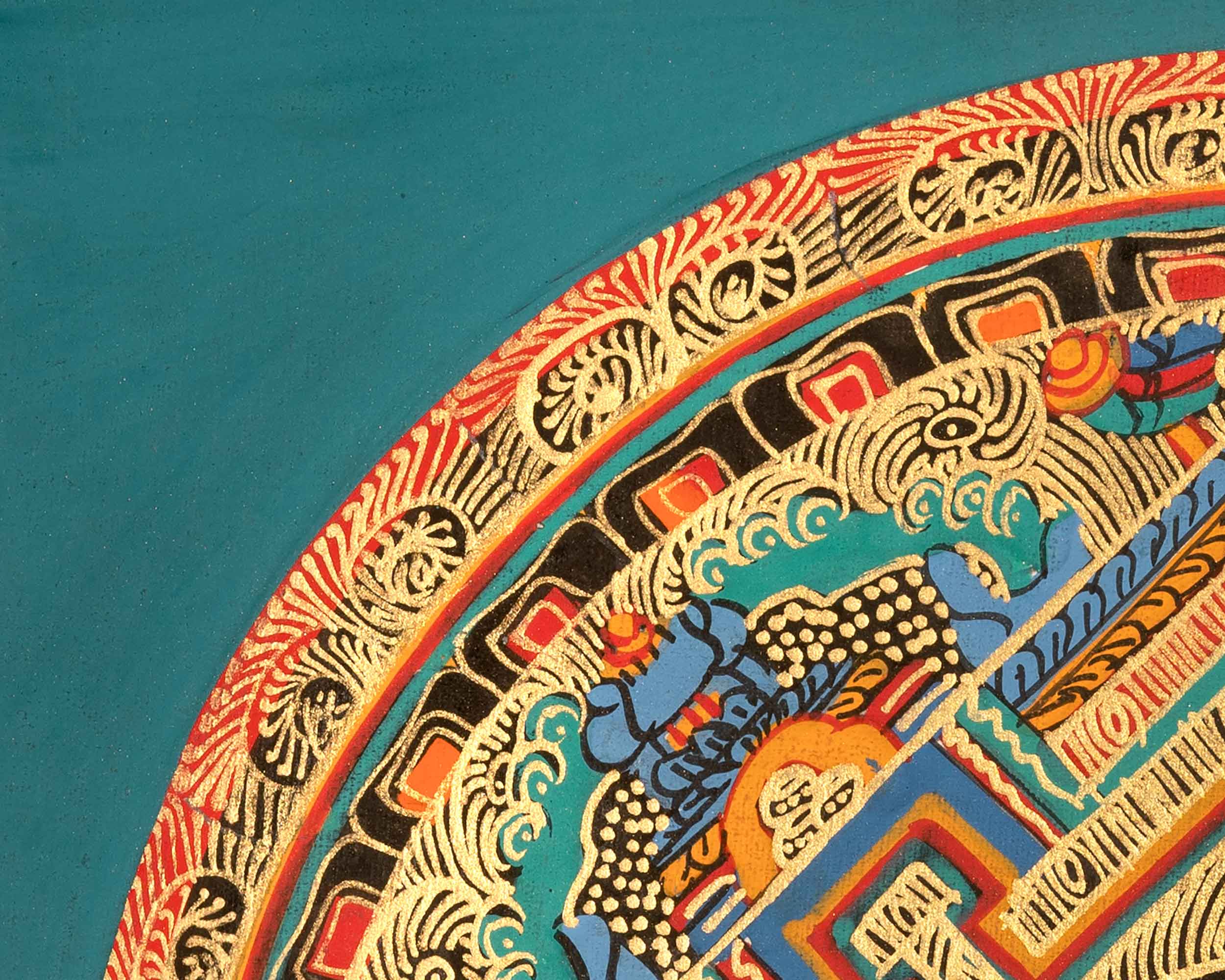 Om Mandala Artwork | Vibrant Symbolism for Inner Peace & Enlightenment