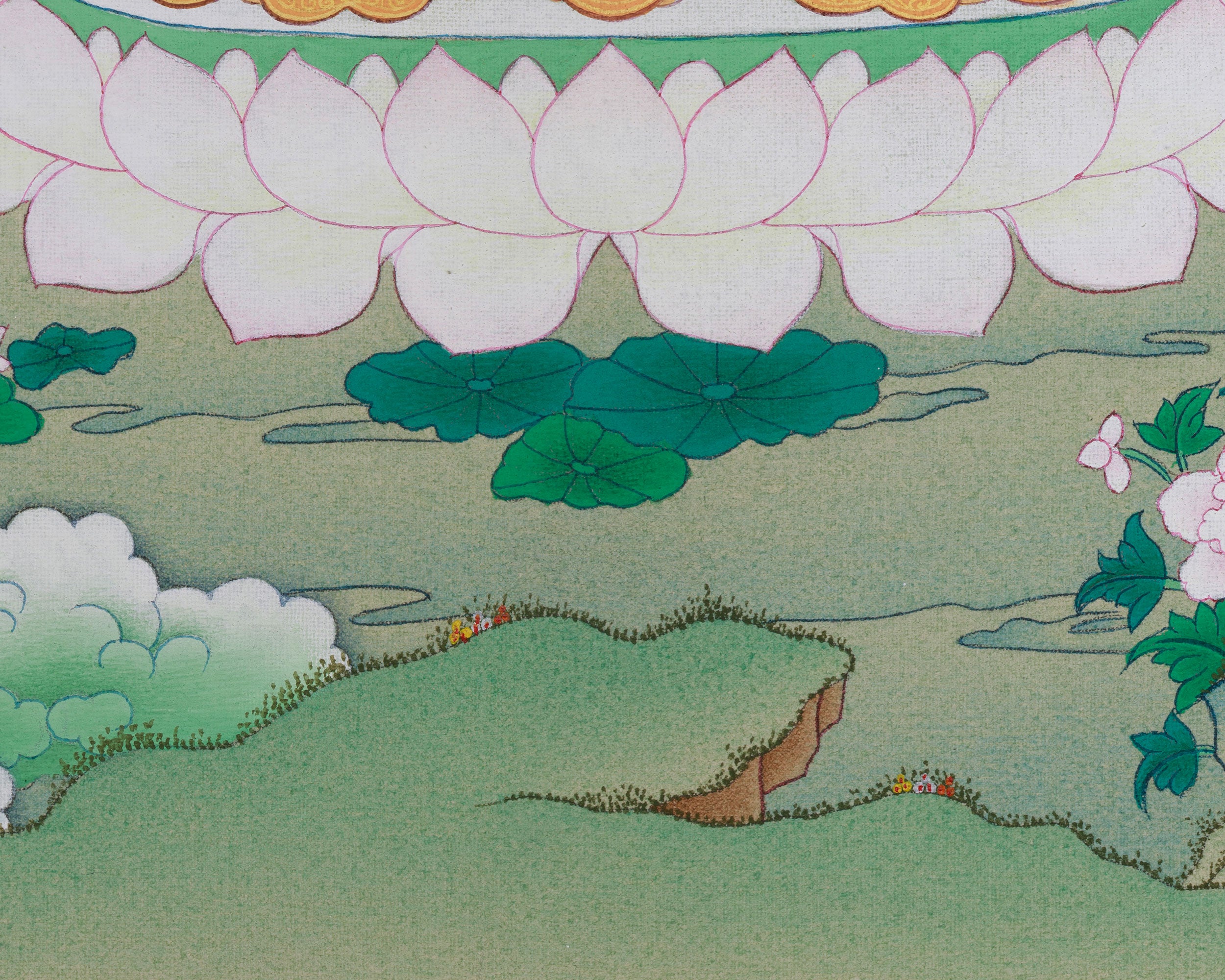 Peaceful Thangka of Chenrezig | Infinite Compassion Deity