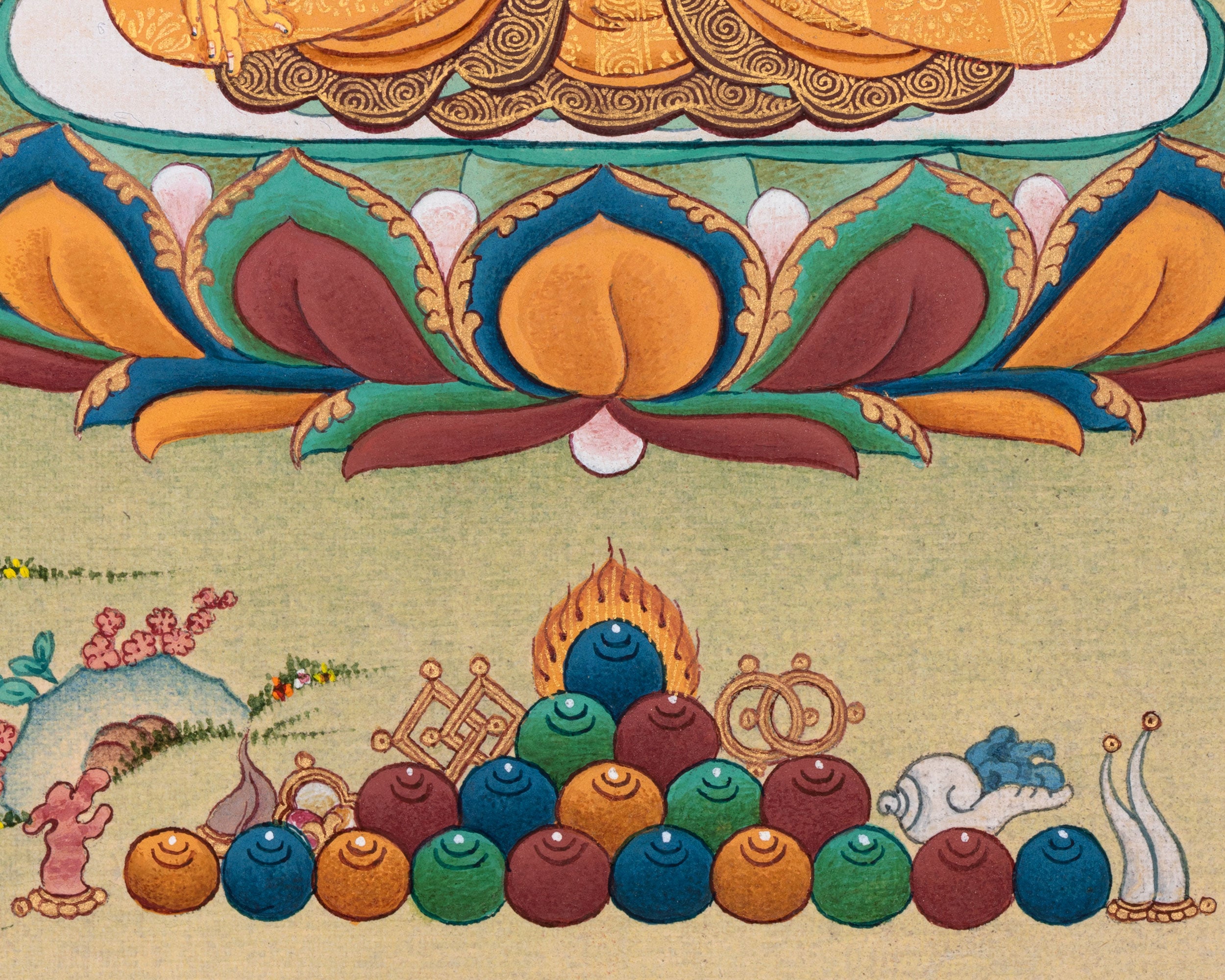 Historical Buddha, Siddhartha Gautama Thangka | Buddha of Enlightenment and Peace