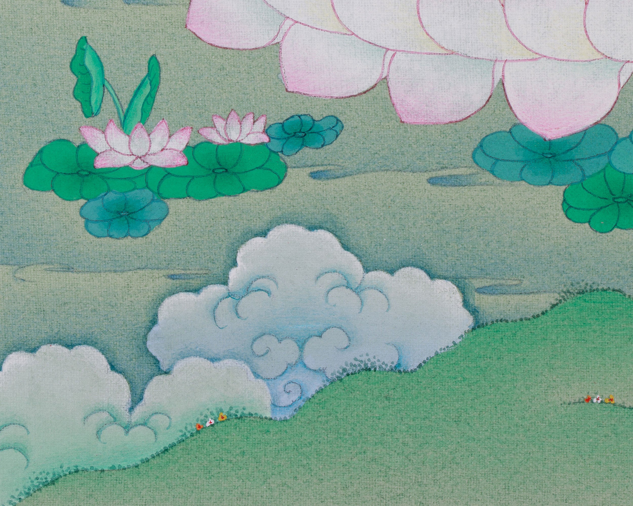 Buddha of Compassion, Chenrezig Thangka