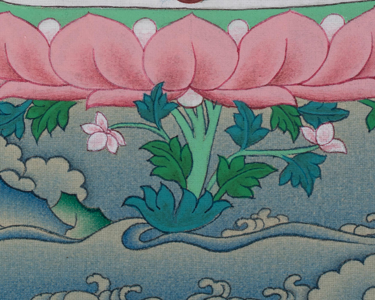 Bhaisajyaguru Artwork | Represents Holistic Healing, And Supreme Compassion