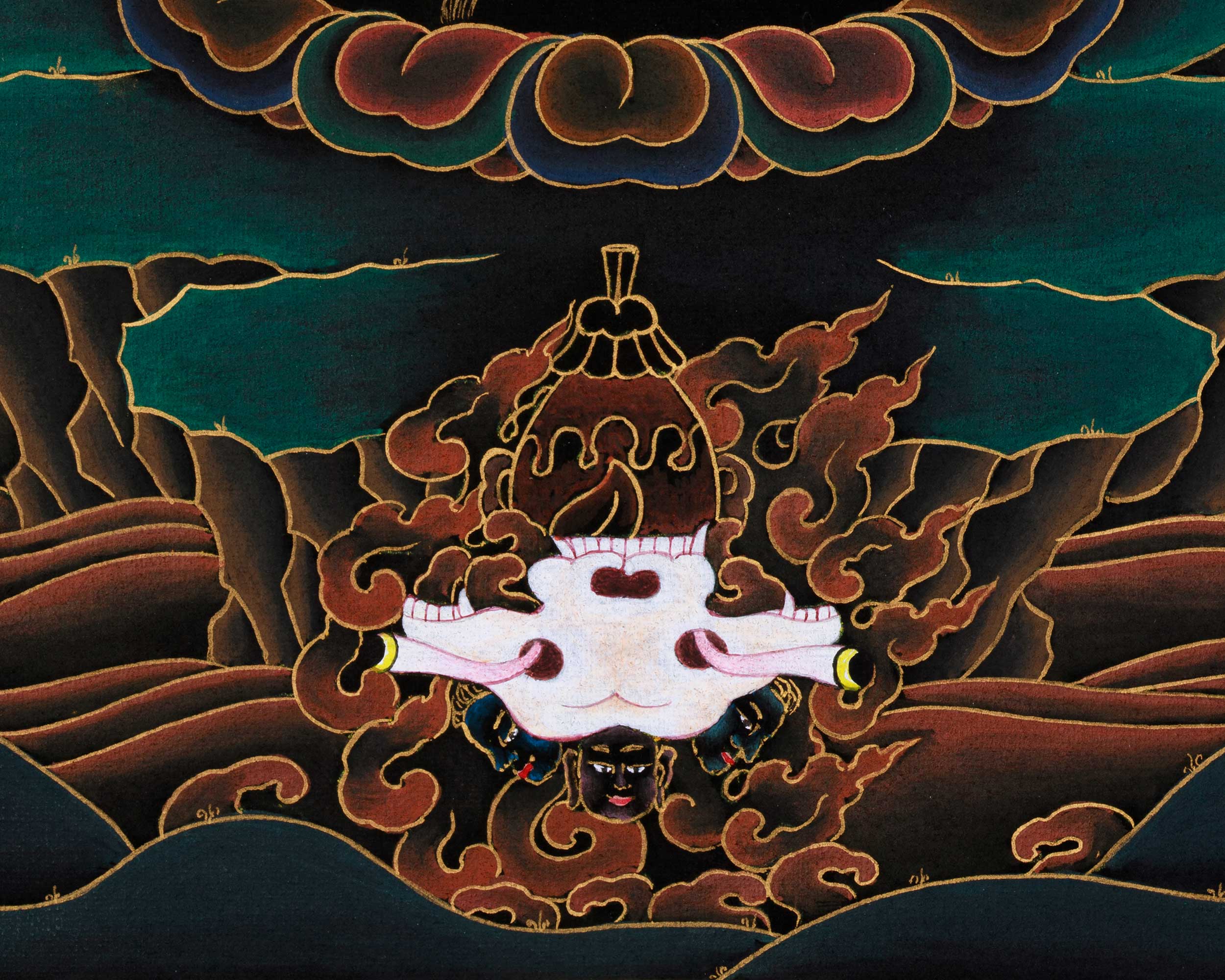 Guru Dragpo, Wrathful Guru Manifestation Thangka