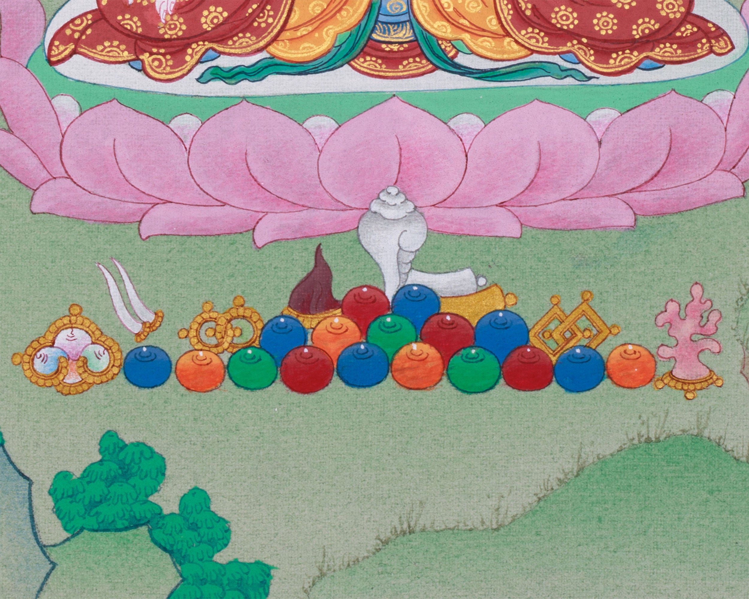 Healing and Longevity Goddess Tara | White Dolma Thangka