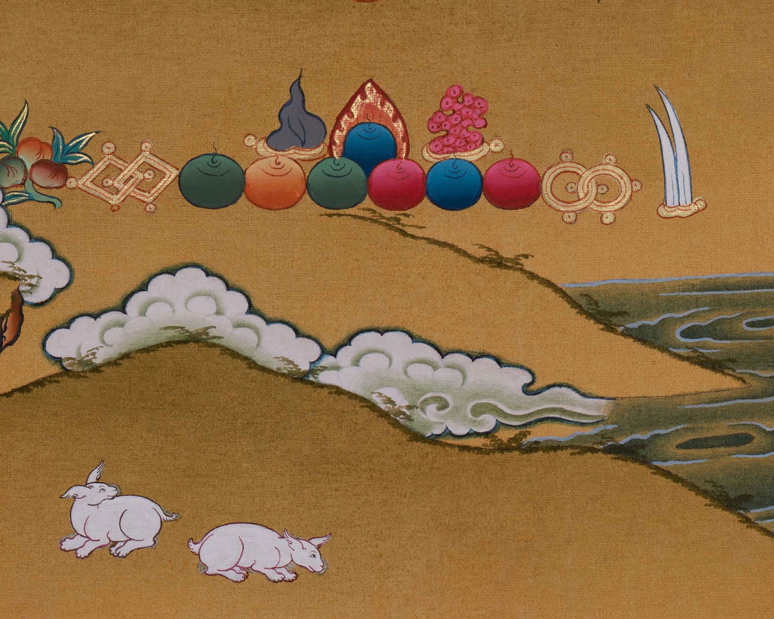 Enlightenment Shakyamuni Buddha Painting | A Sacred Depiction of the Buddha’s Awakening