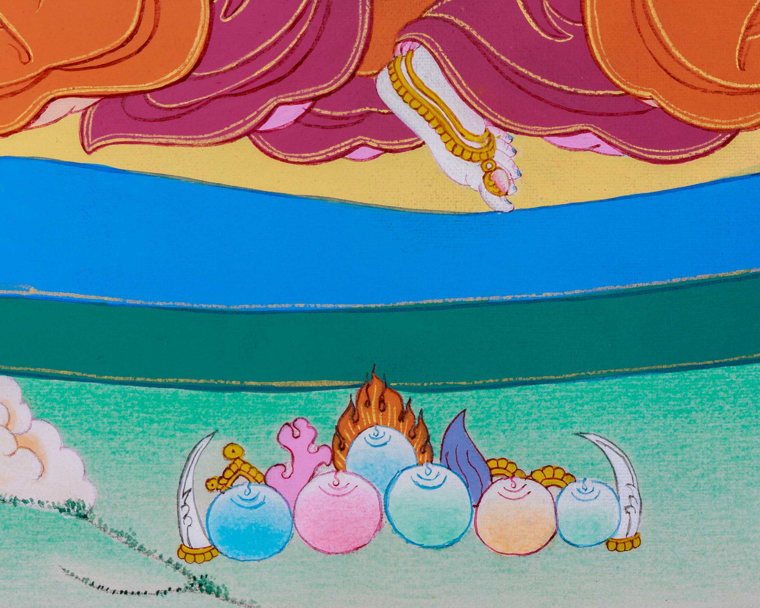 Mandarva, Small Jetsunma Thangka